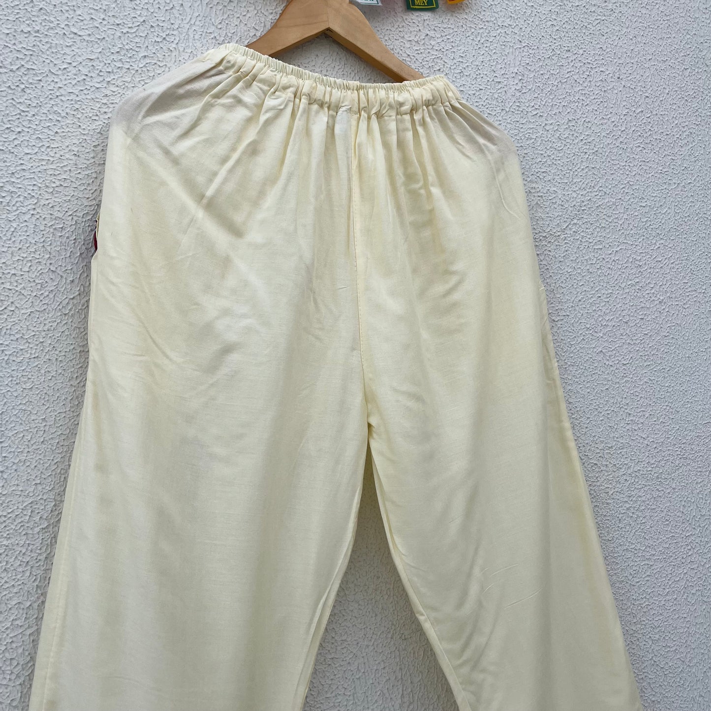 7 Chakra Pants - Cream ( Golden )