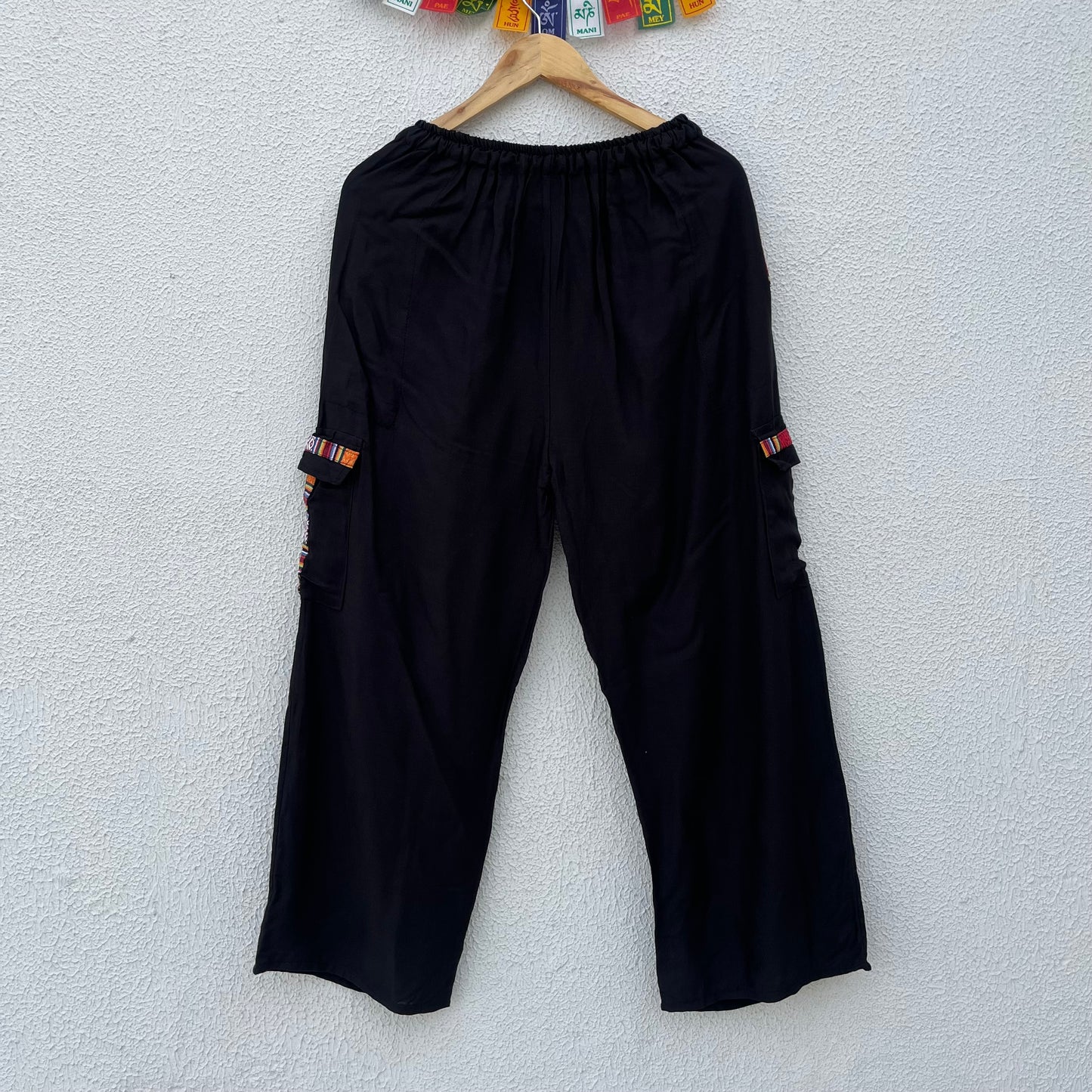 Pahadi Cargo Pants - Black