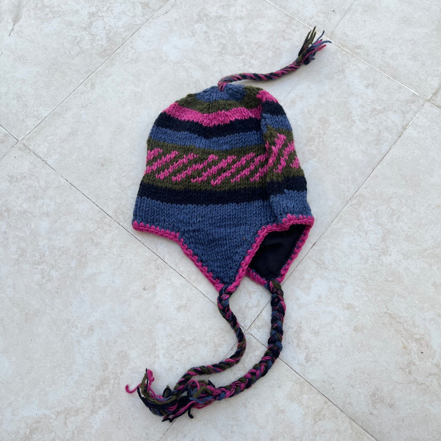 Winter Cap with braids