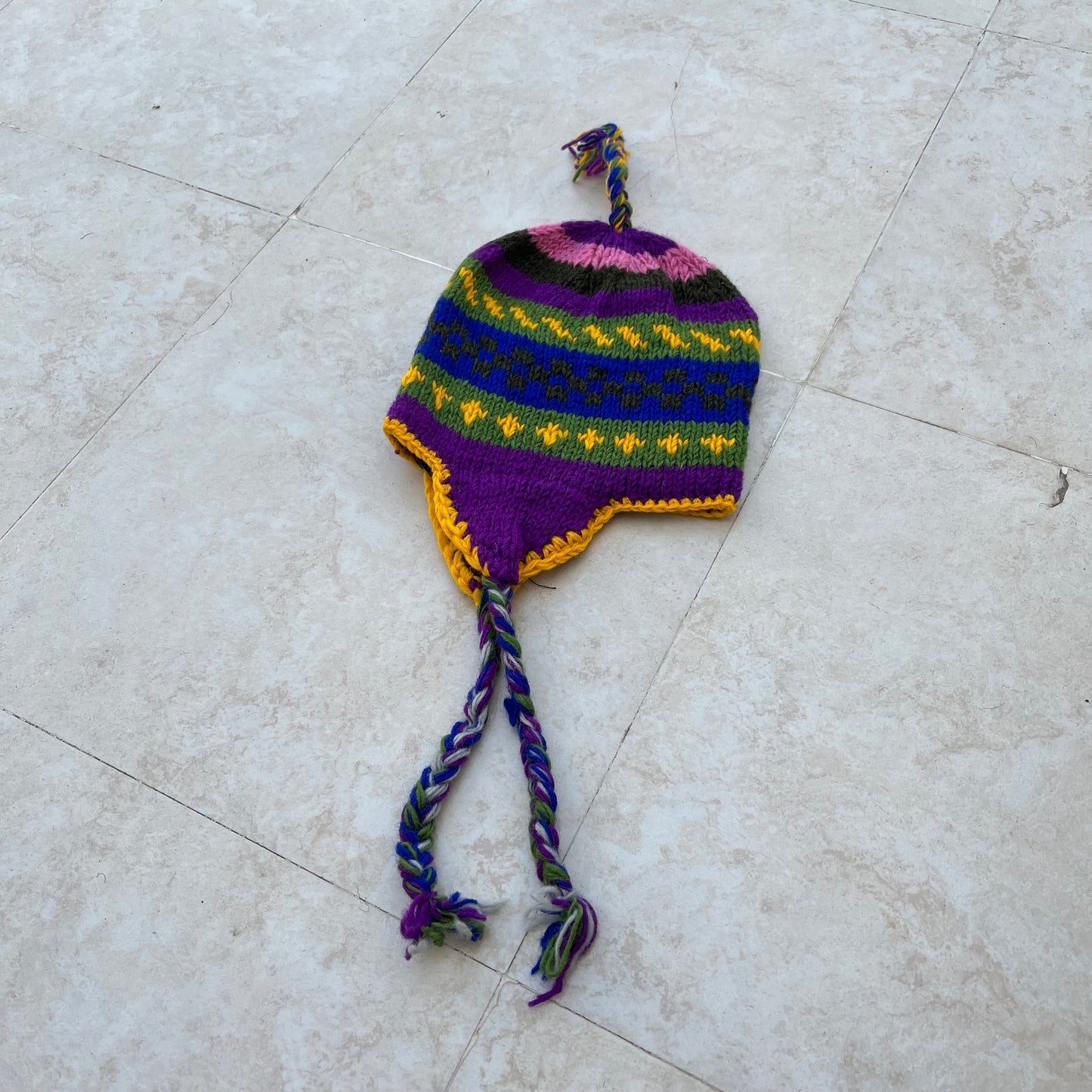 Winter Cap with braids