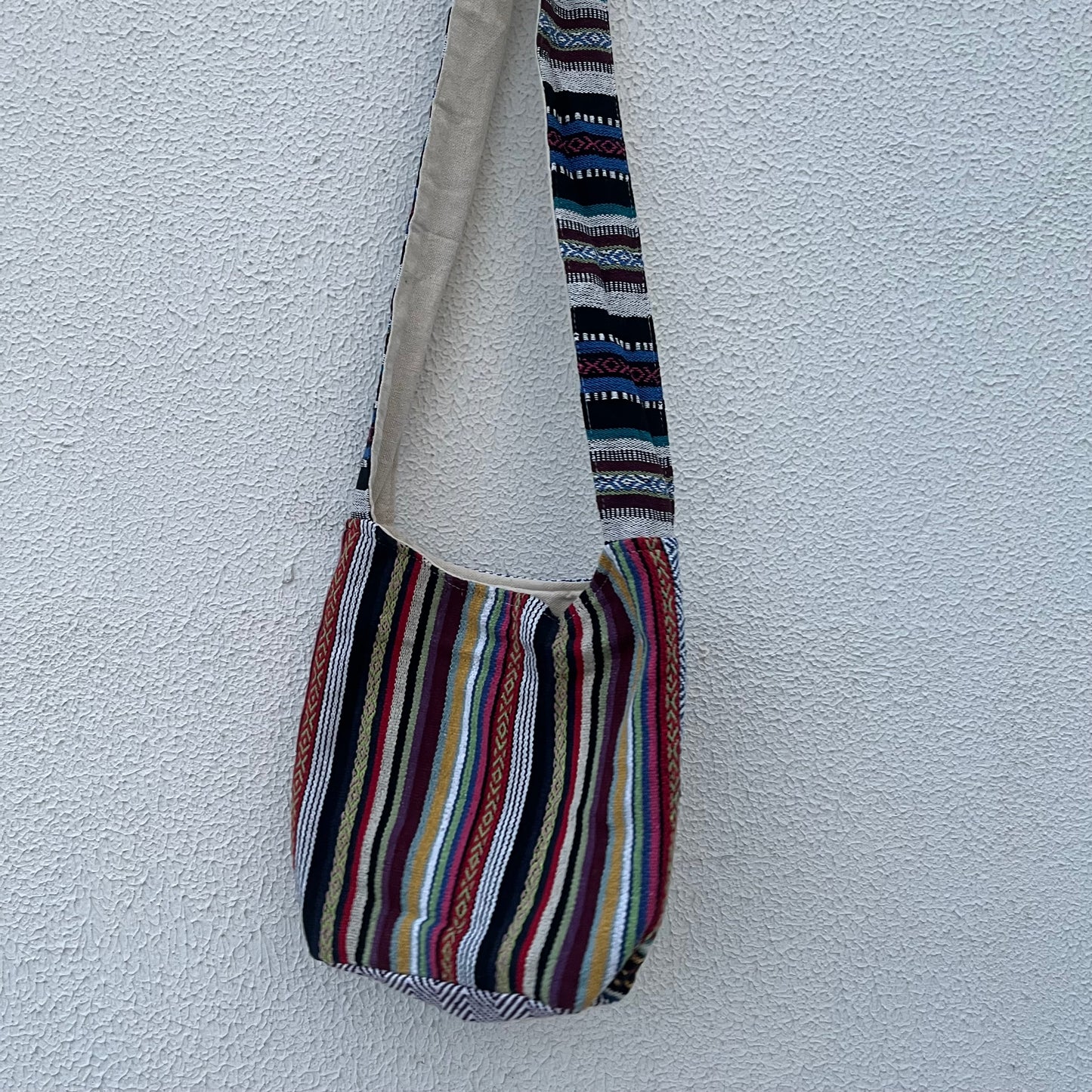 Small Hemp Jhola - Multicolor