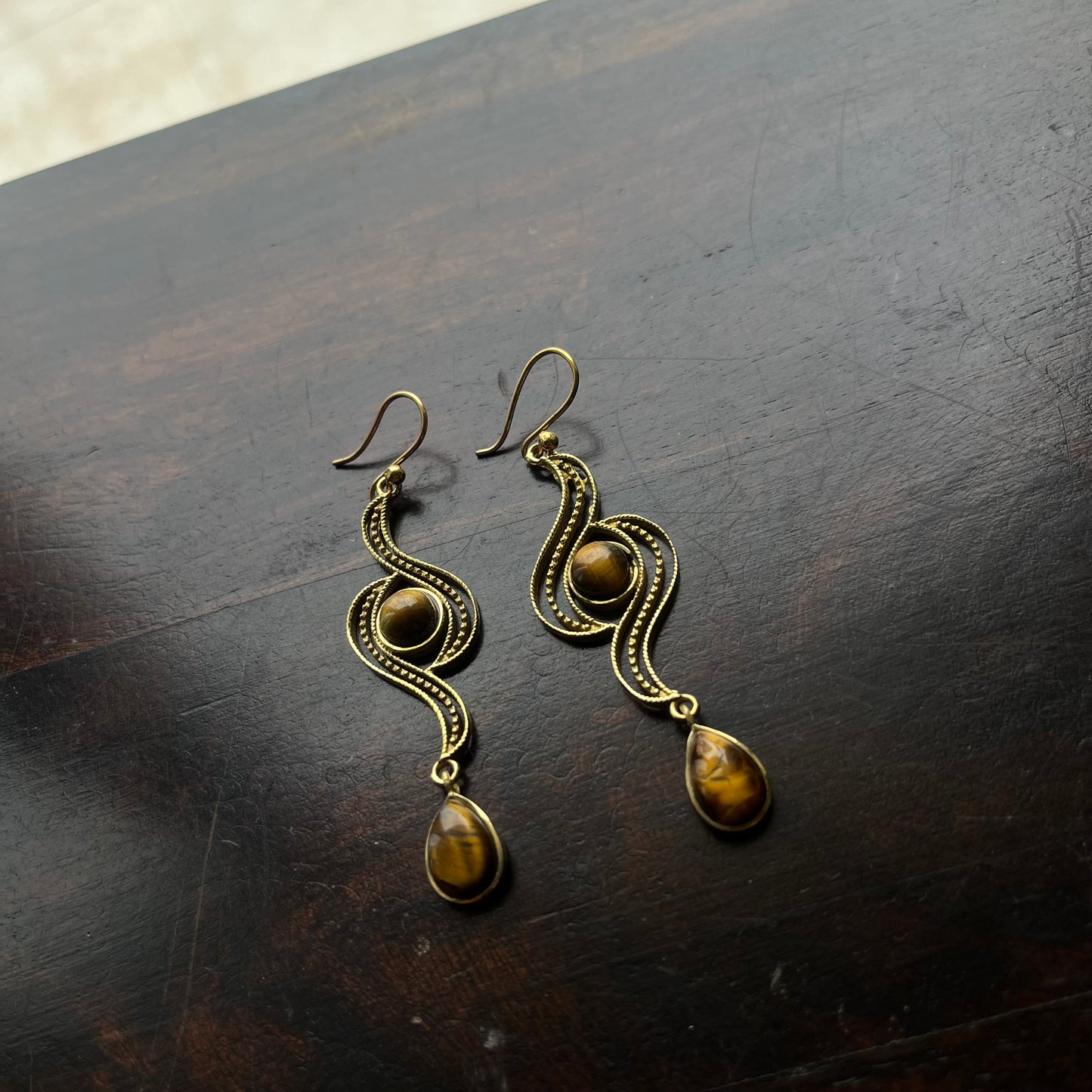Tiger Eye Earrings