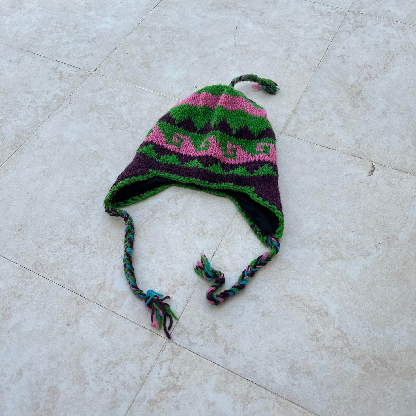 Winter Cap with braids