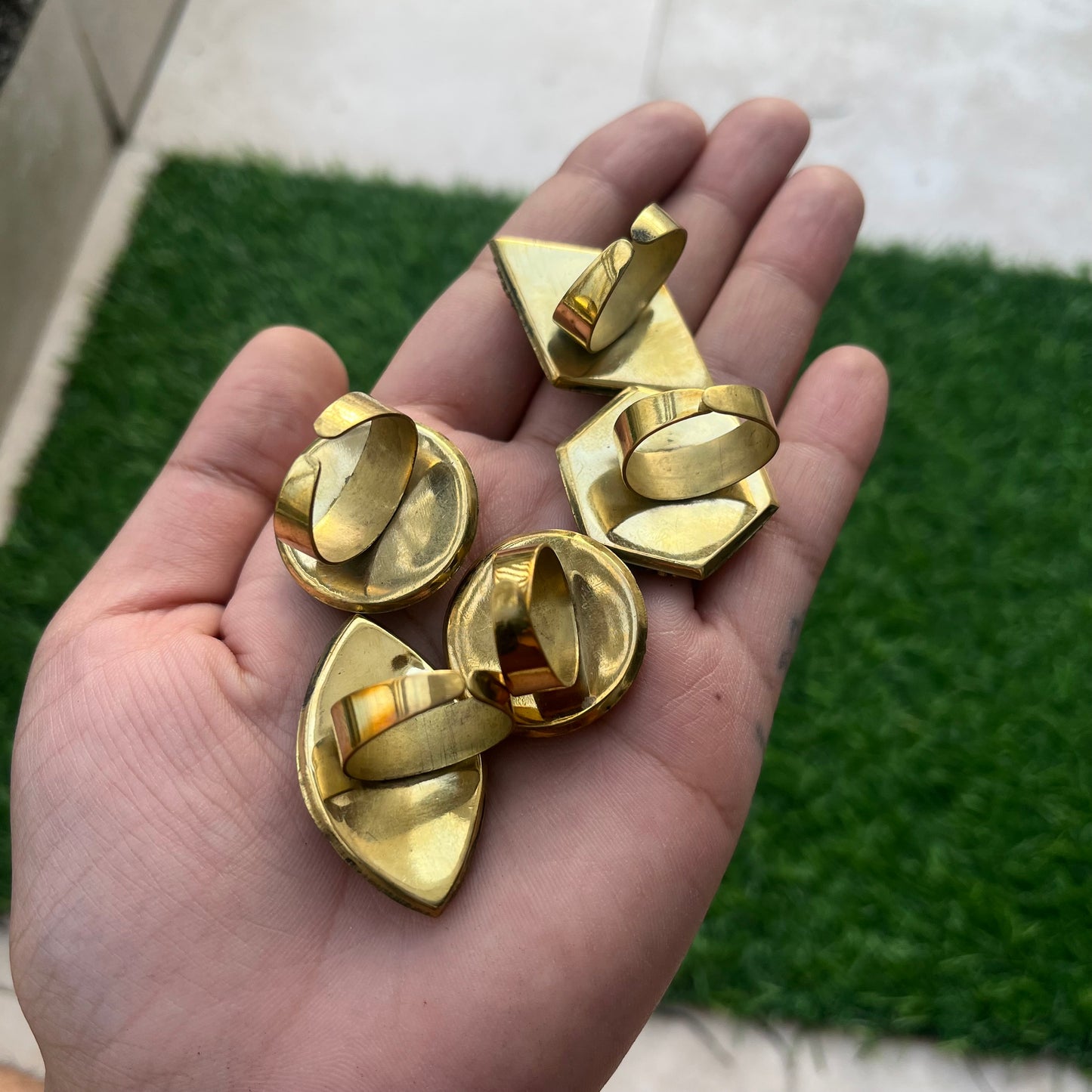 Retro Laakh Adjustable Ring