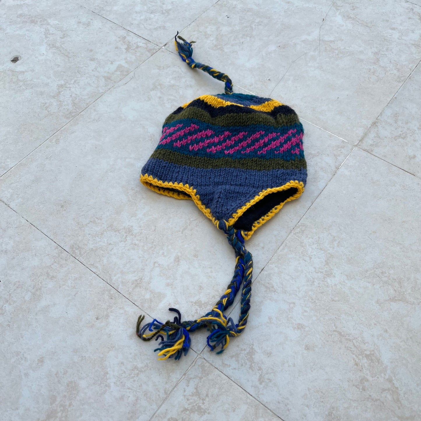 Winter Cap with braids