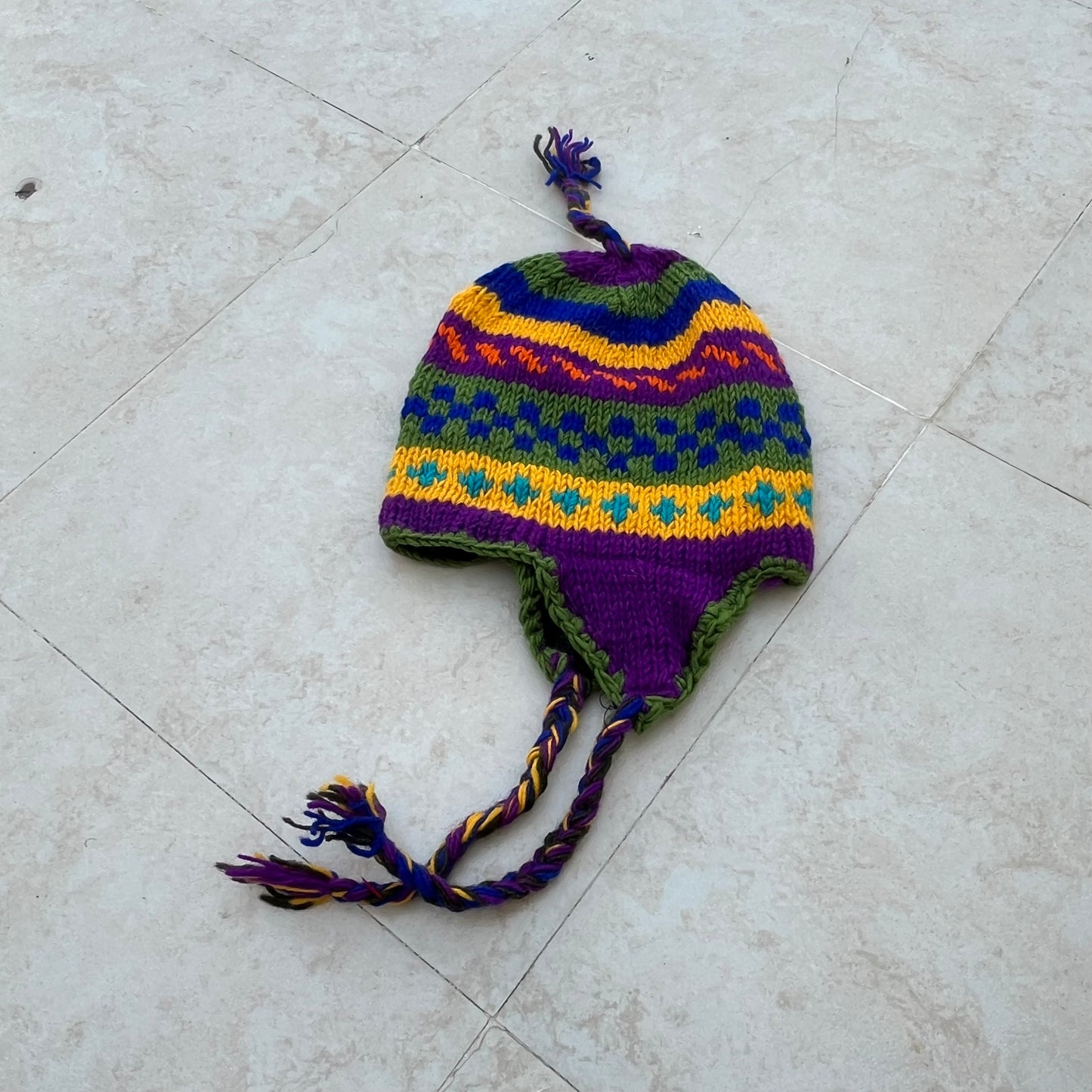 Winter Cap with braids