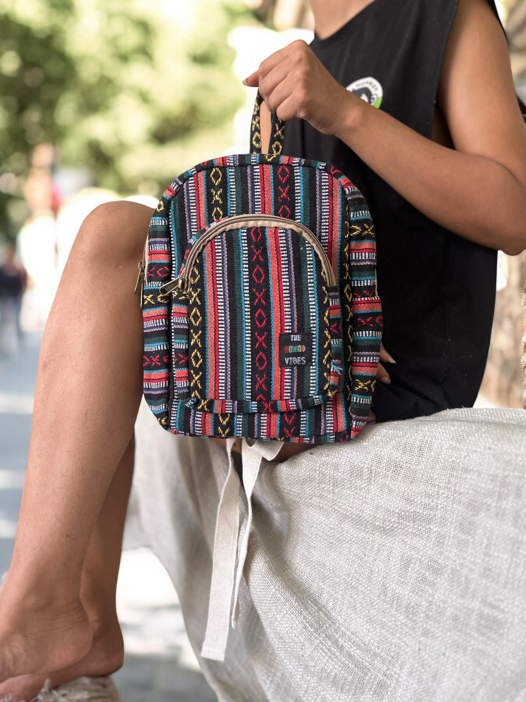 festival mini backpack DIME BAGS Everyday for Festivals & School, Secret Pocket, Removable Airtight Bag, Cute Work Backpack, Padded Straps, Festy Bound (Static Amber) Dimensions are 17 x 16. Dickies Mini Festival Backpack Black