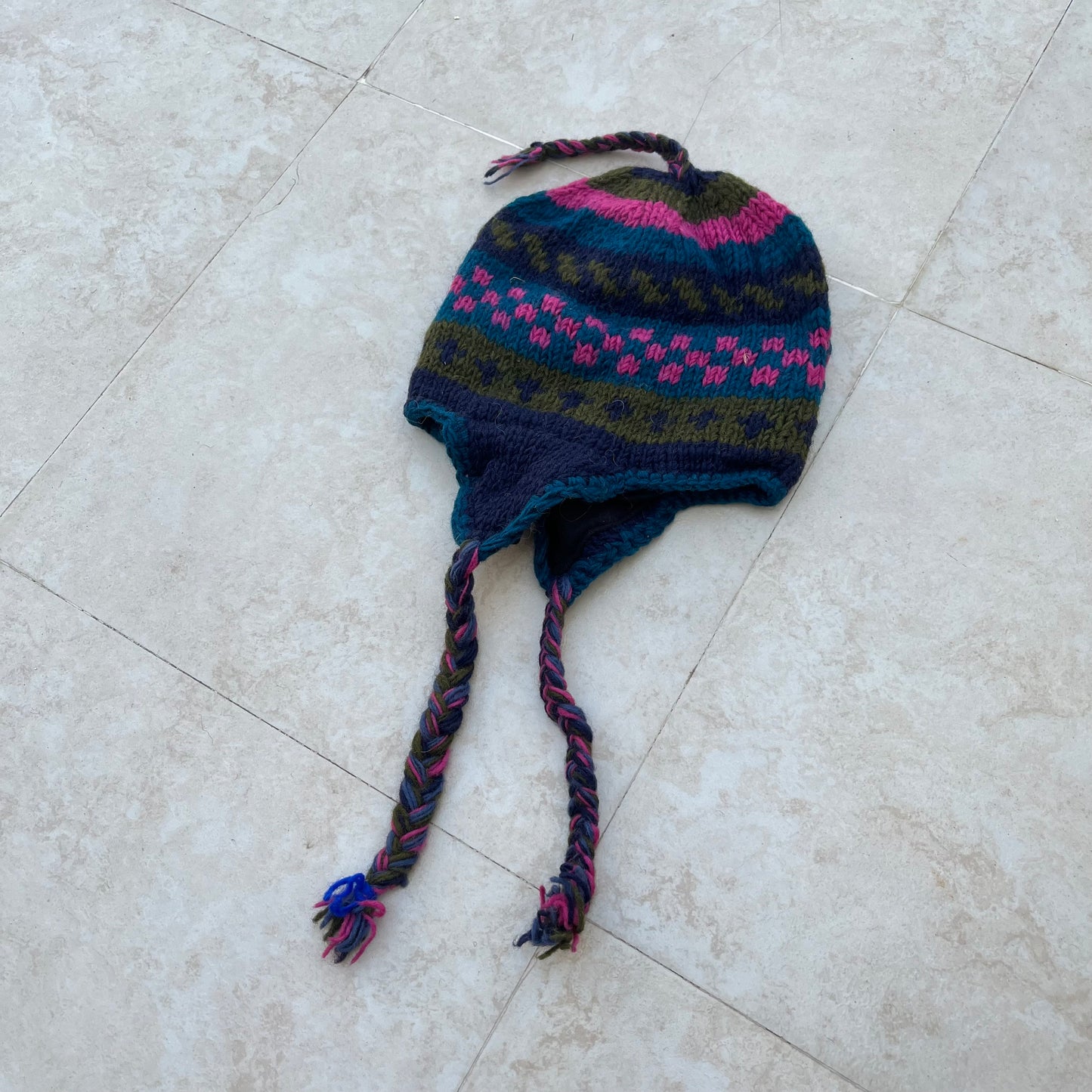 Winter Cap with braids