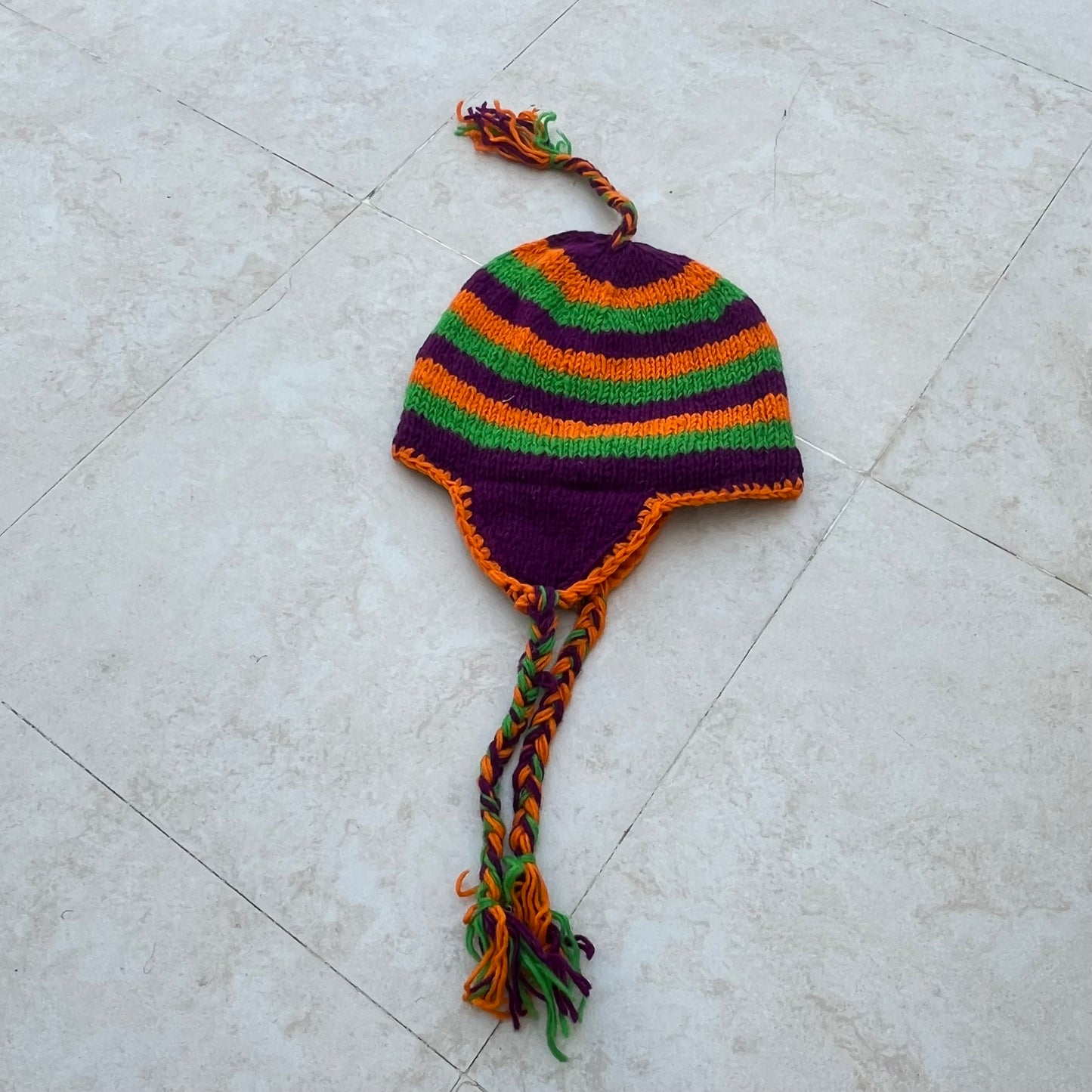 Winter Cap with braids