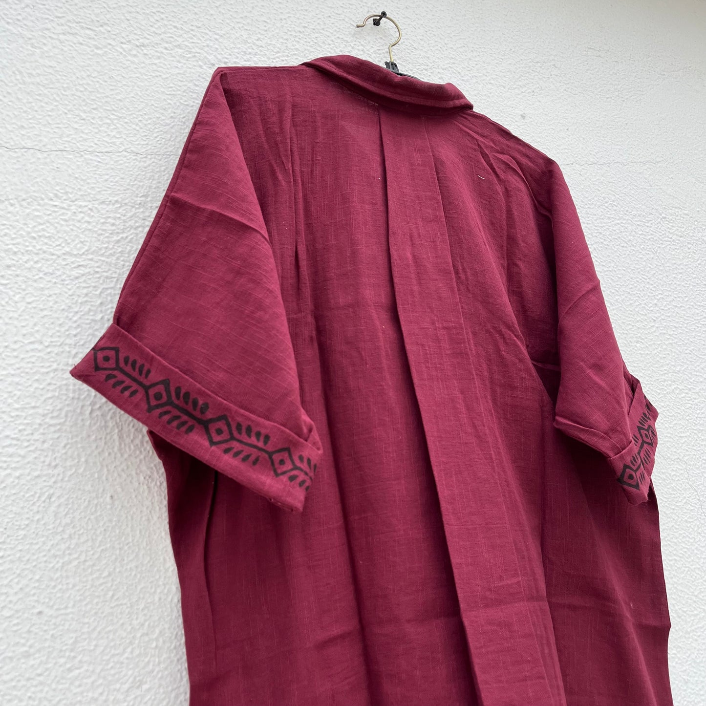 Rahgir Cotton Unisex Shirt 2.0 - Wine