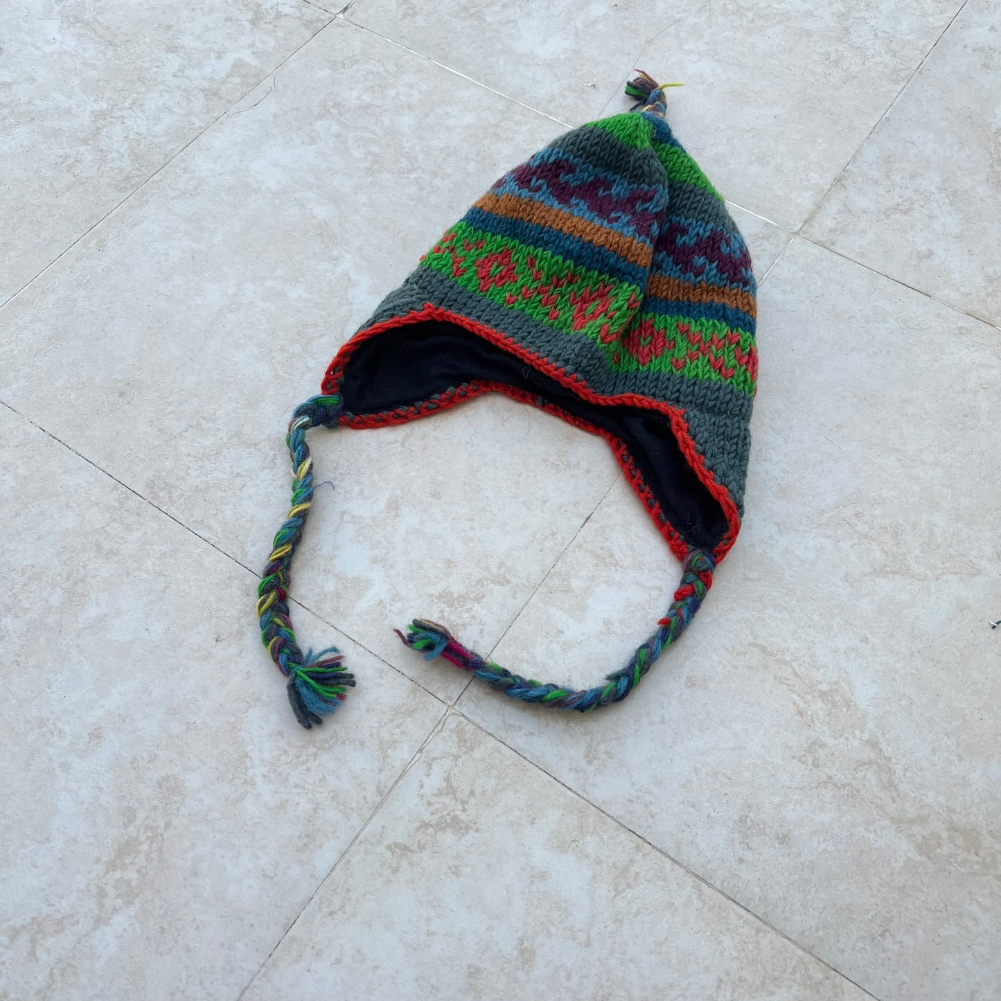 Winter Cap with braids