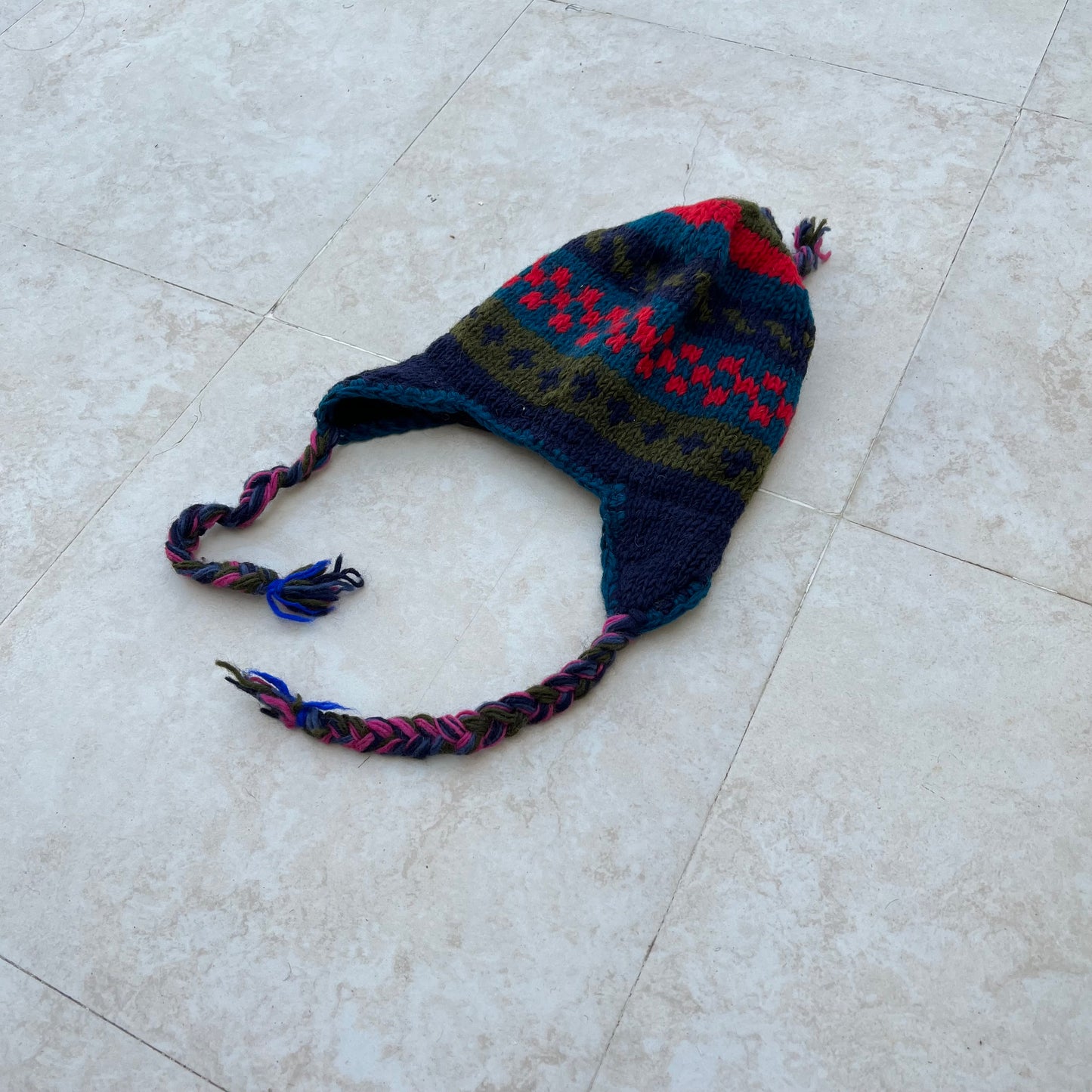 Winter Cap with braids