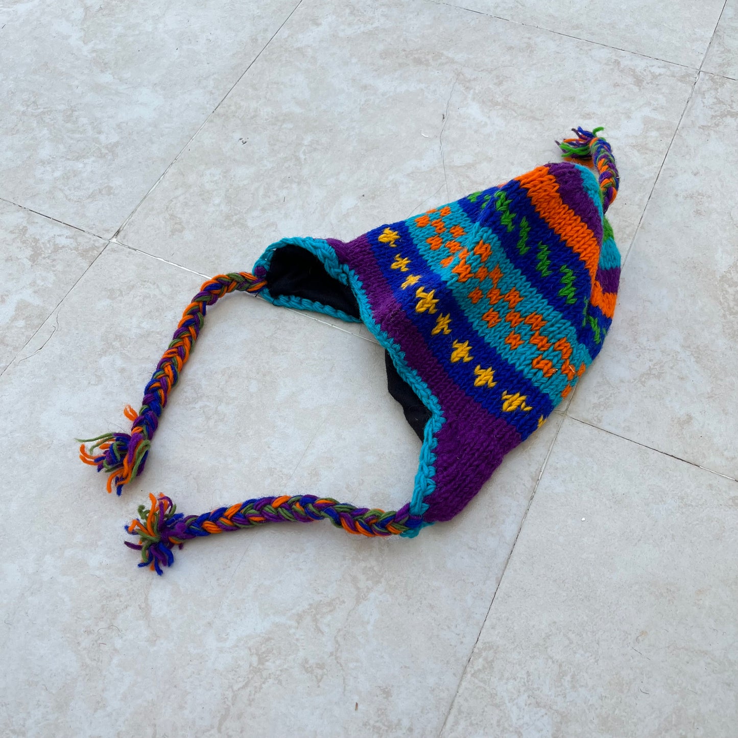 Winter Cap with braids