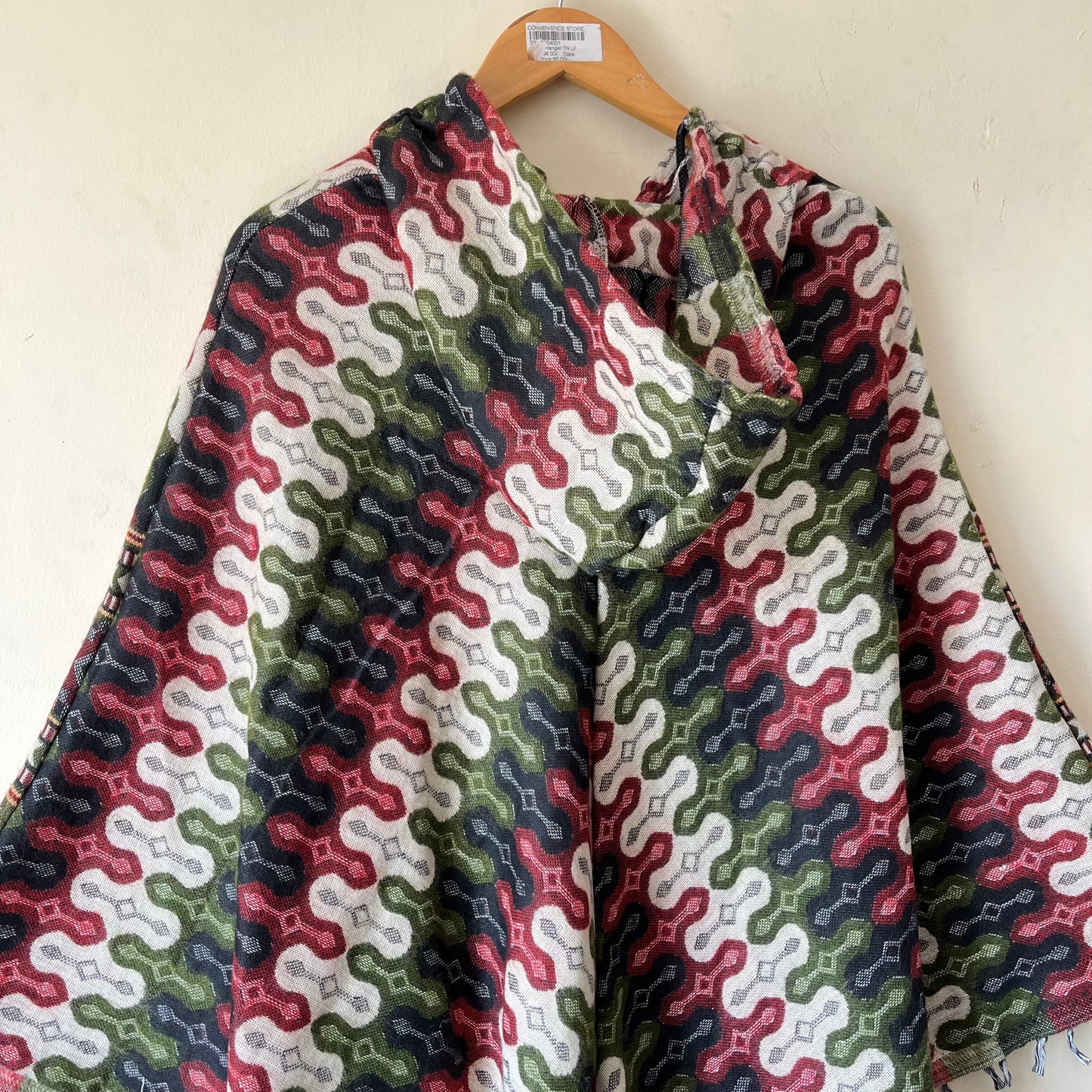 Pahadi Printed Poncho With Hood