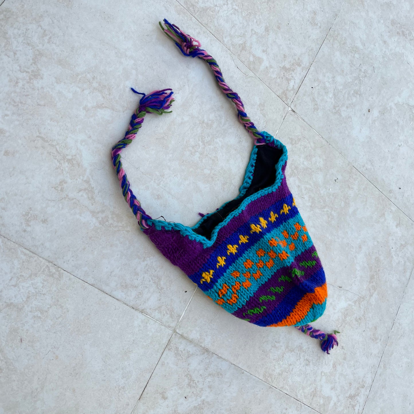 Winter Cap with braids