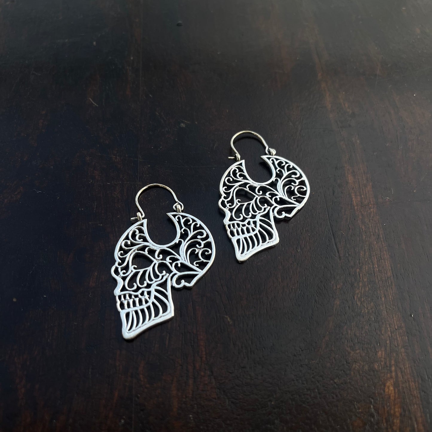 Skull Face Earrings