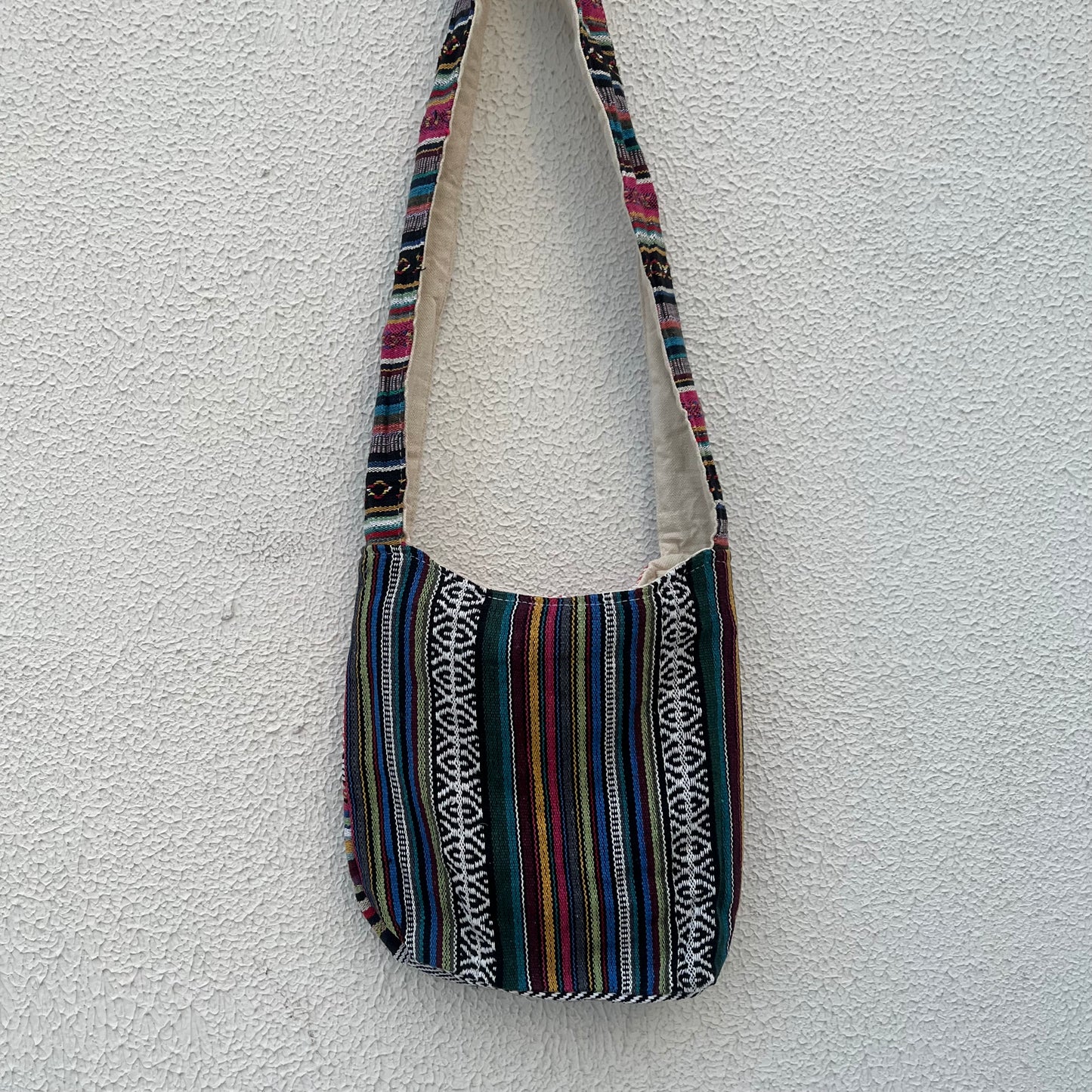 Small Hemp Jhola - Multicolor
