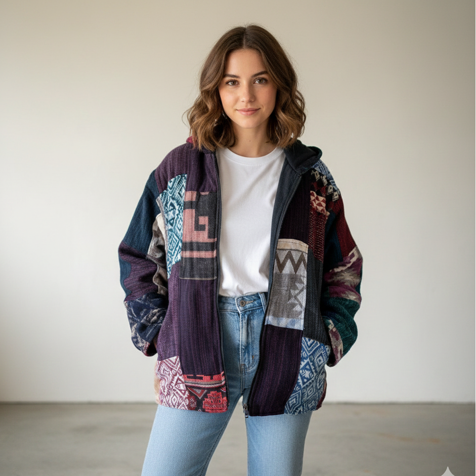 Himachali Jacket - Assorted Patchwork