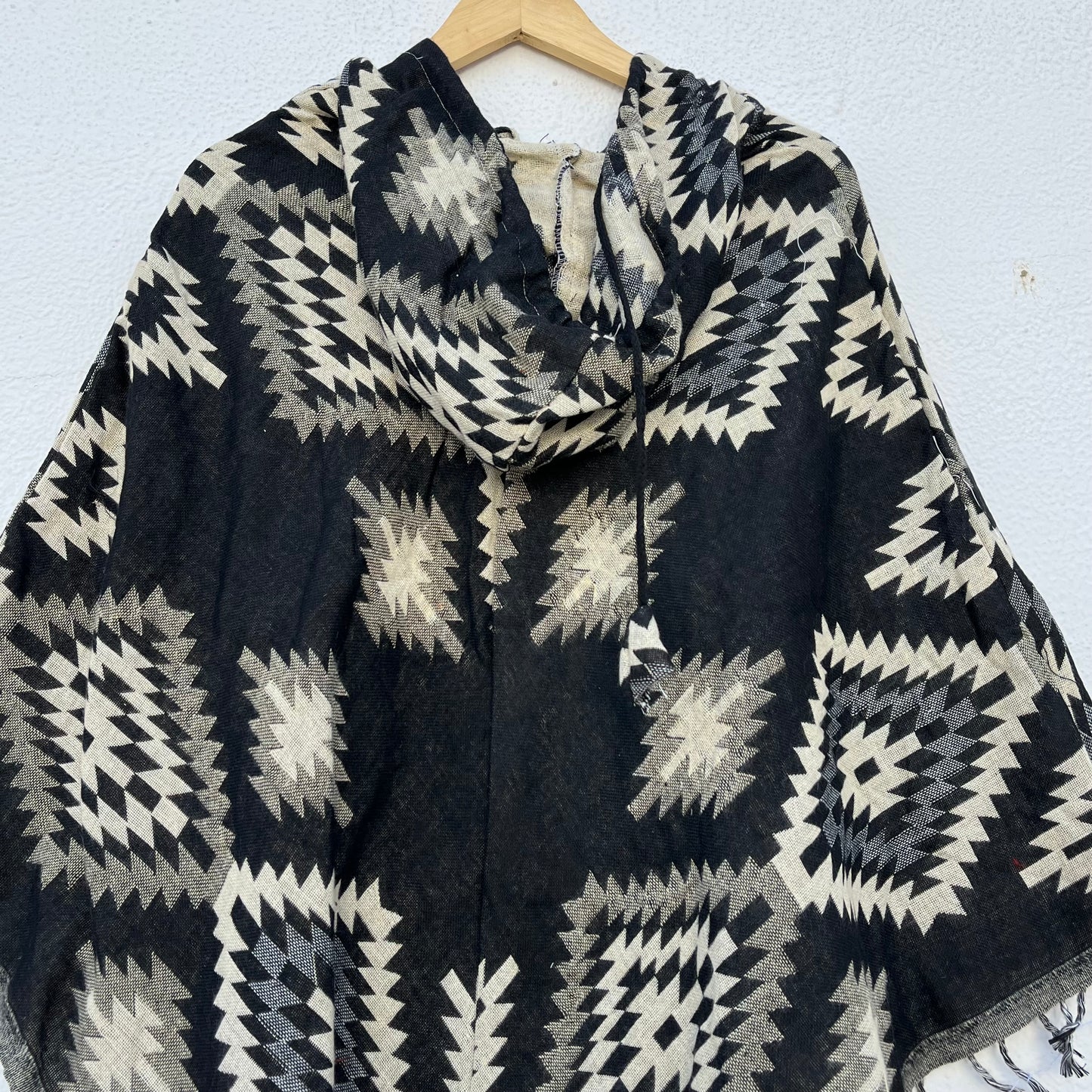 Pahadi Printed Poncho With Hood