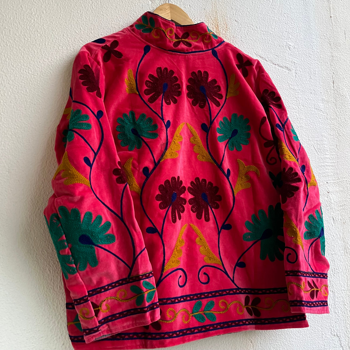 Jaipuri Thread Velvet Jacket