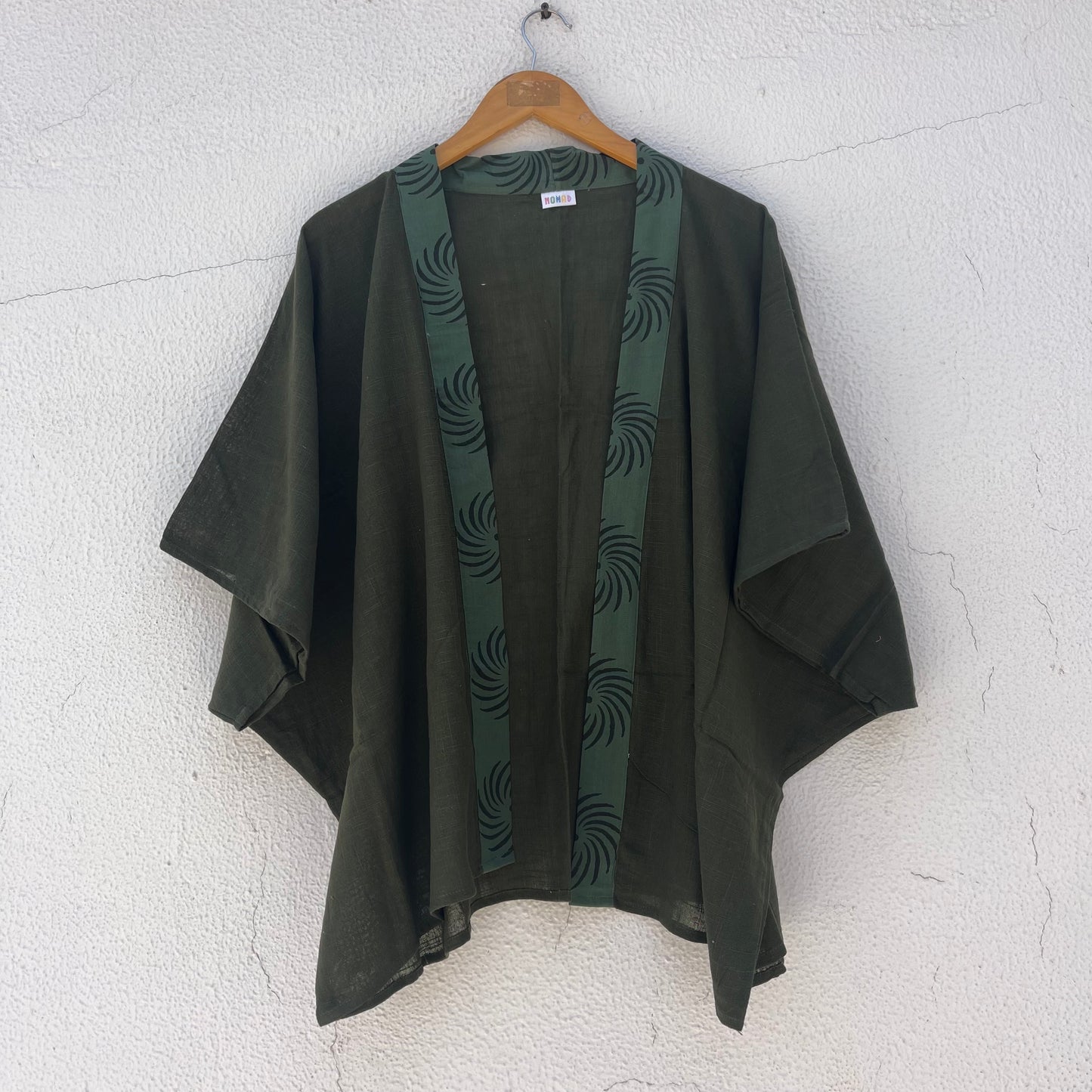 Arika Cotton Shrug- Forest