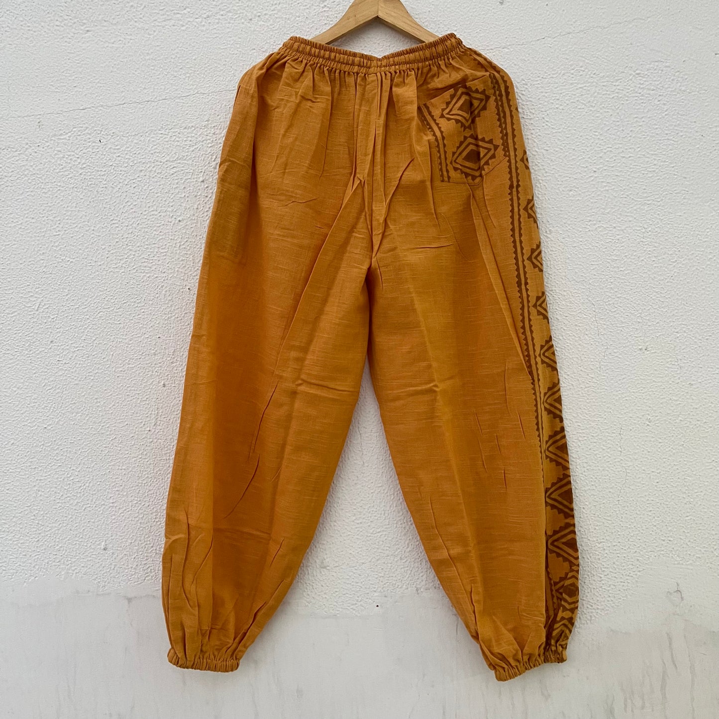 Moksha Cotton Pant- Mustard
