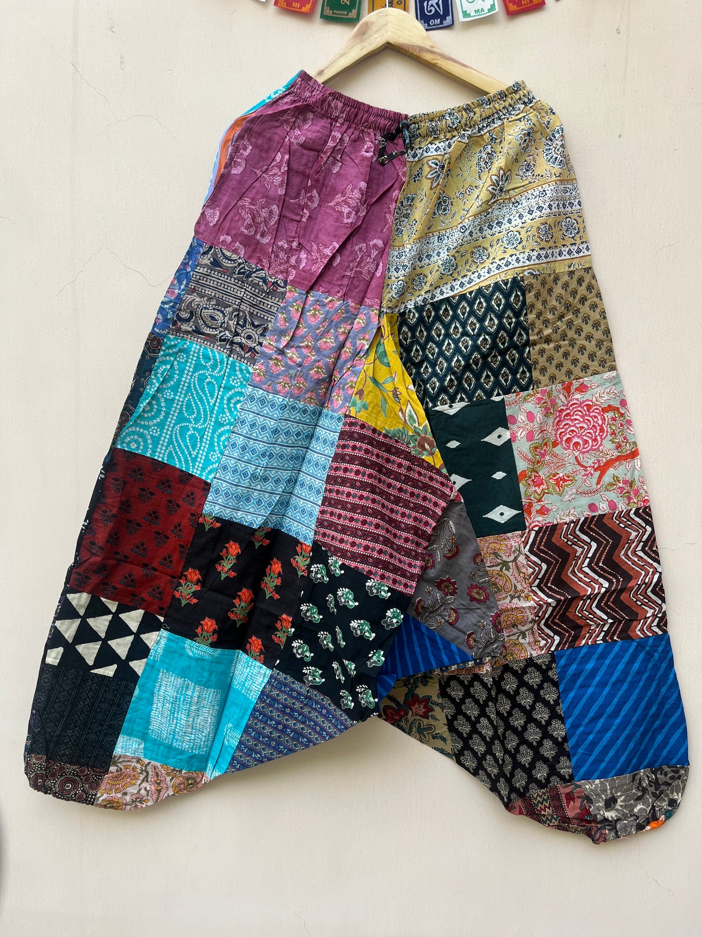 Patchwork Harem Pant