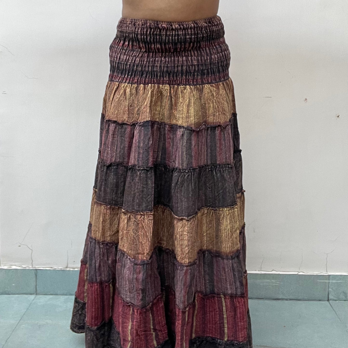 Boho Skirt - Wood