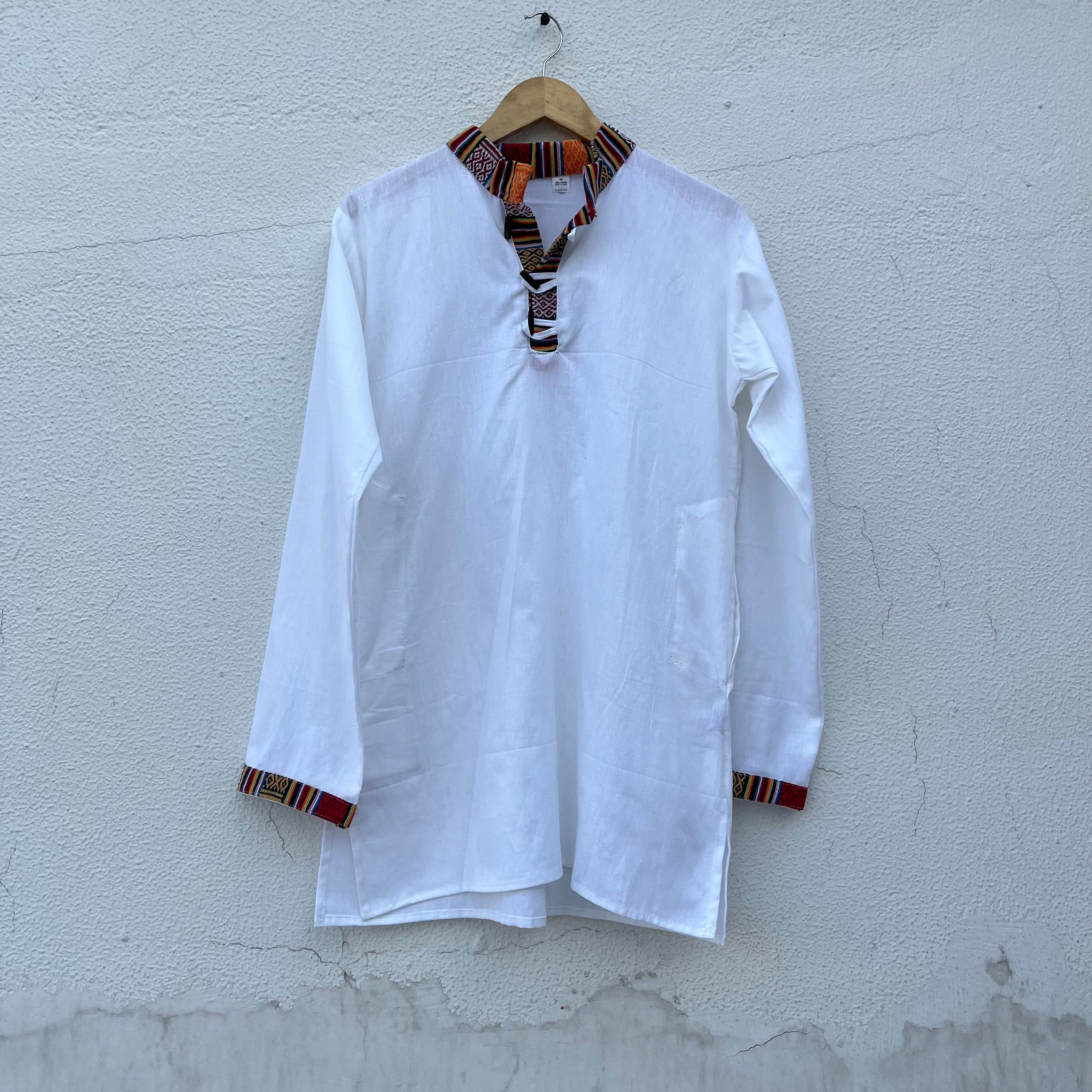 Nepali Kurta - White