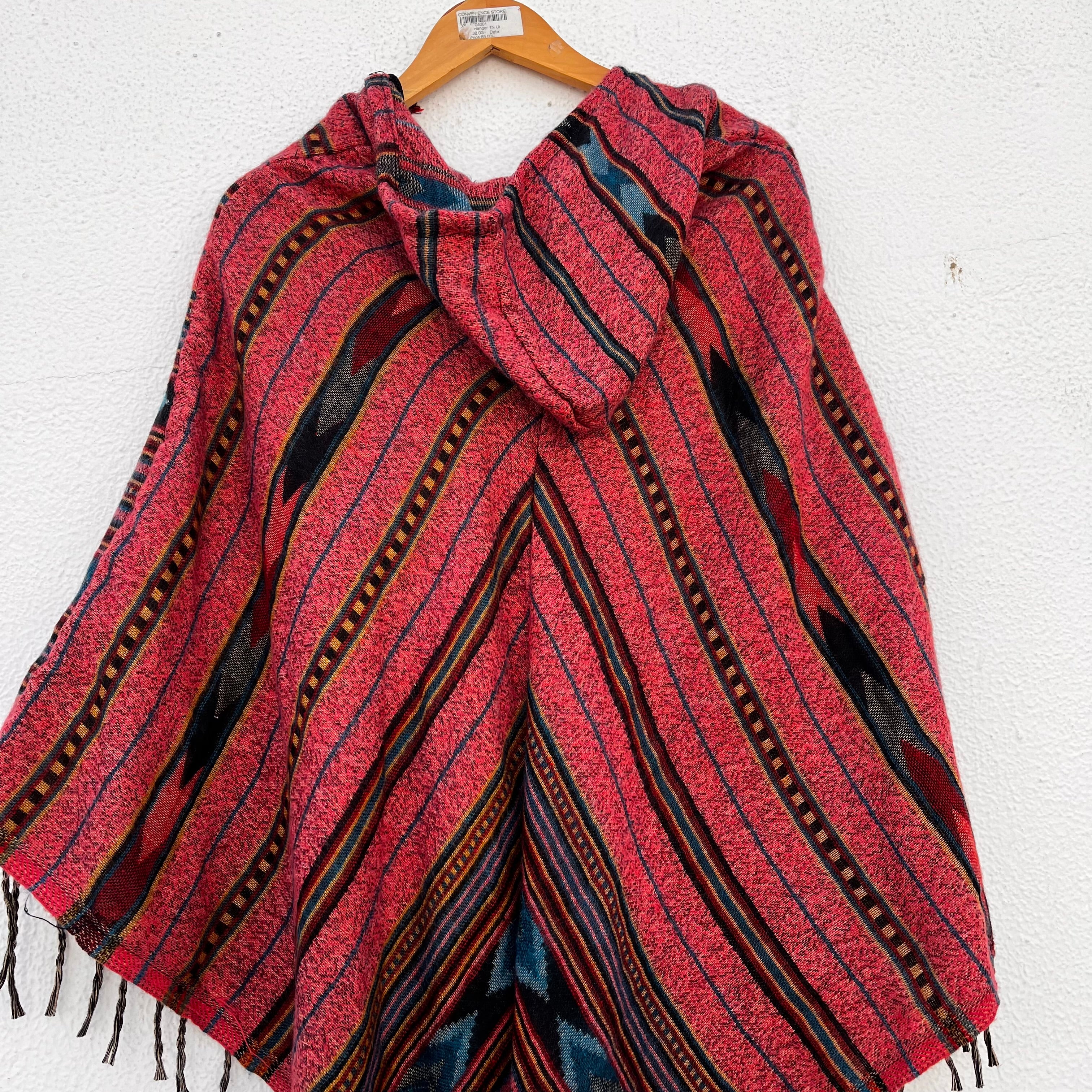 Pahadi Printed Poncho With Hood