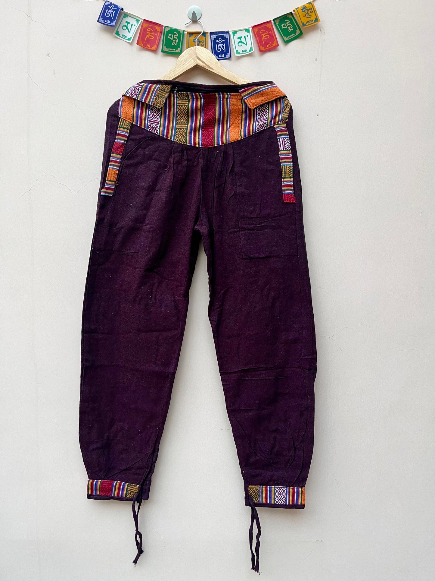 Nepali Pants - Maroon