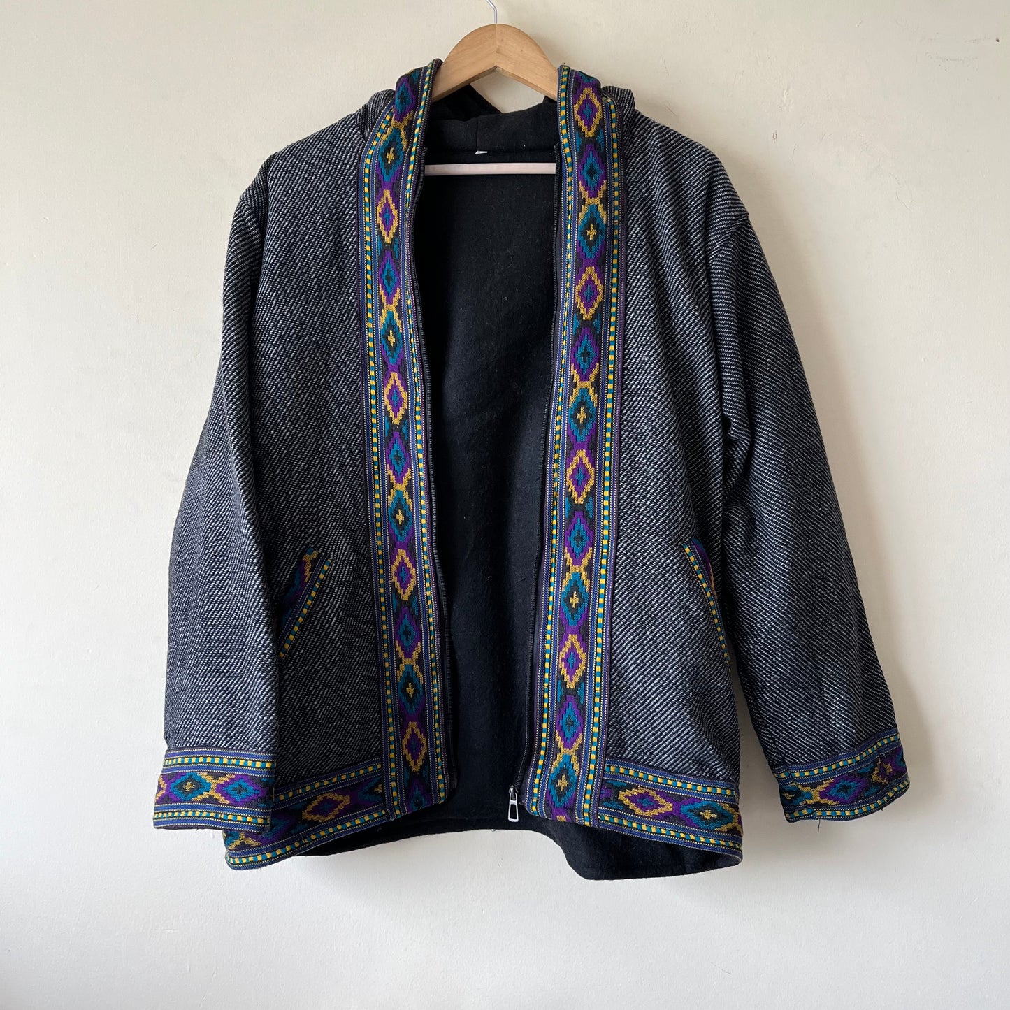 Himachali Jacket Black - Size M