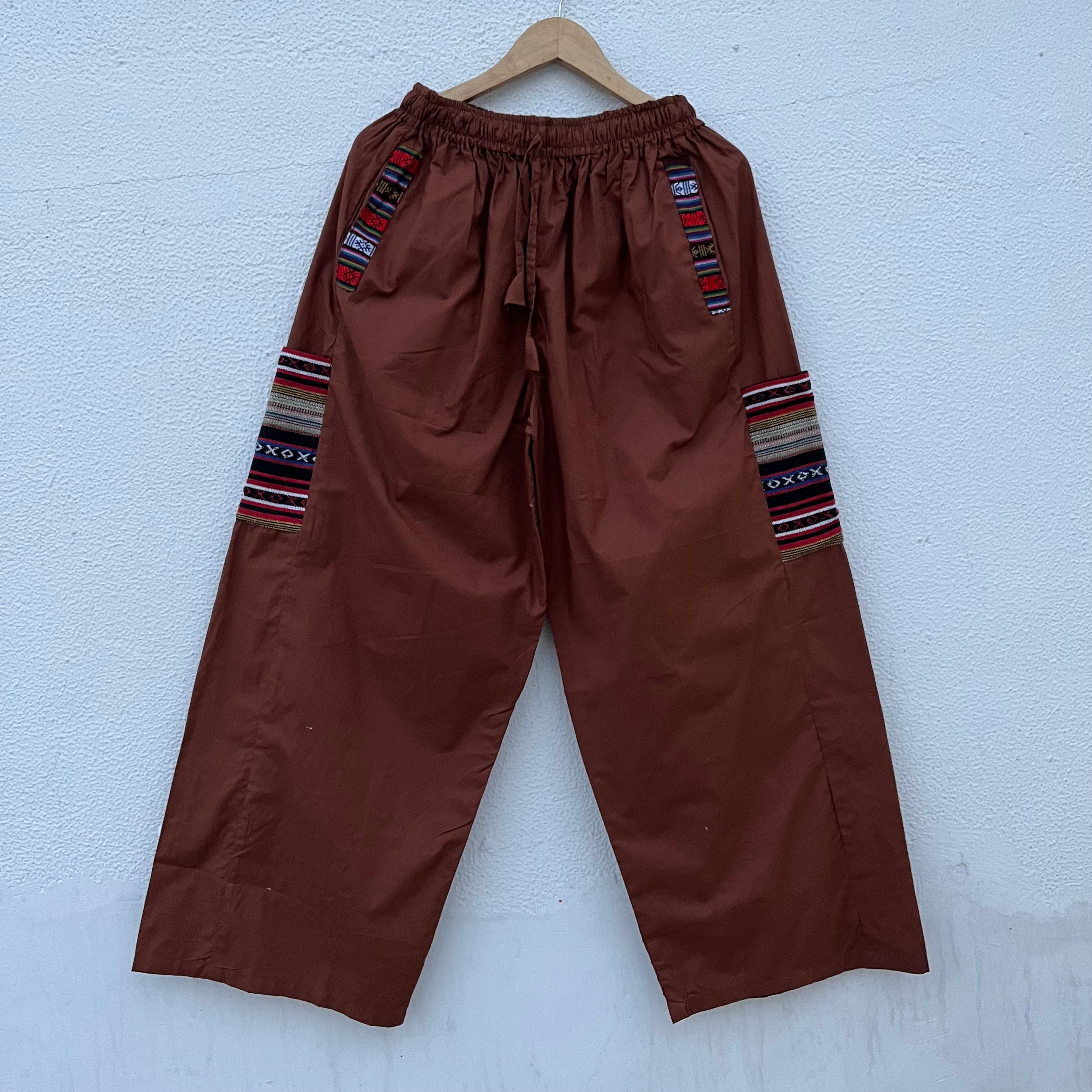 Pahadi Boho Pants - Brown