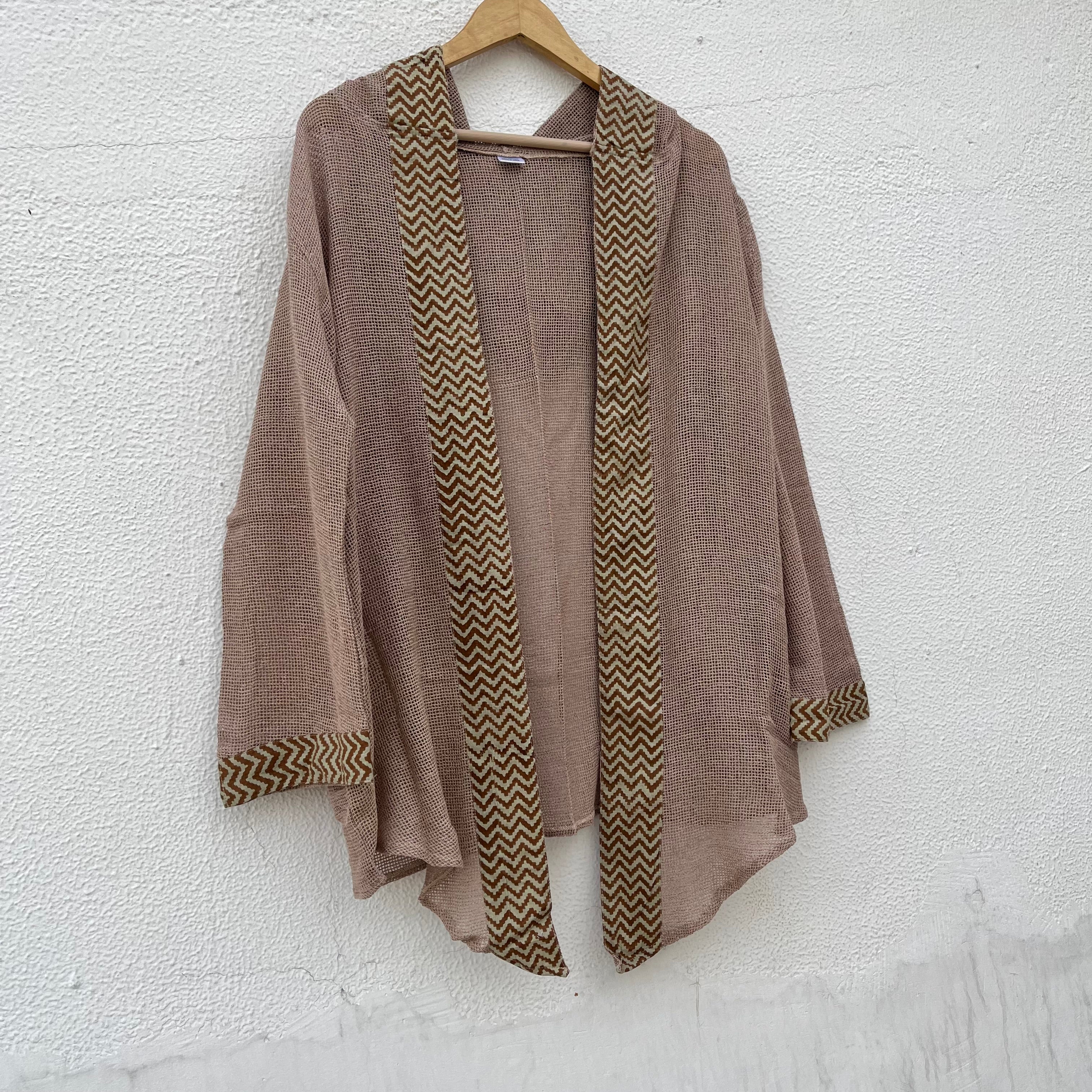 Kabira Cotton Shrug - Light Sand