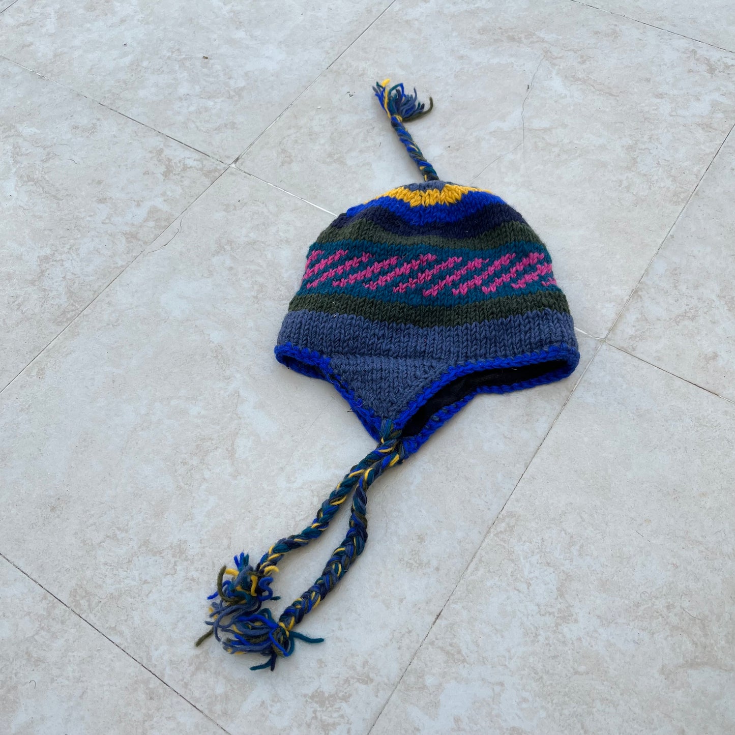 Winter Cap with braids