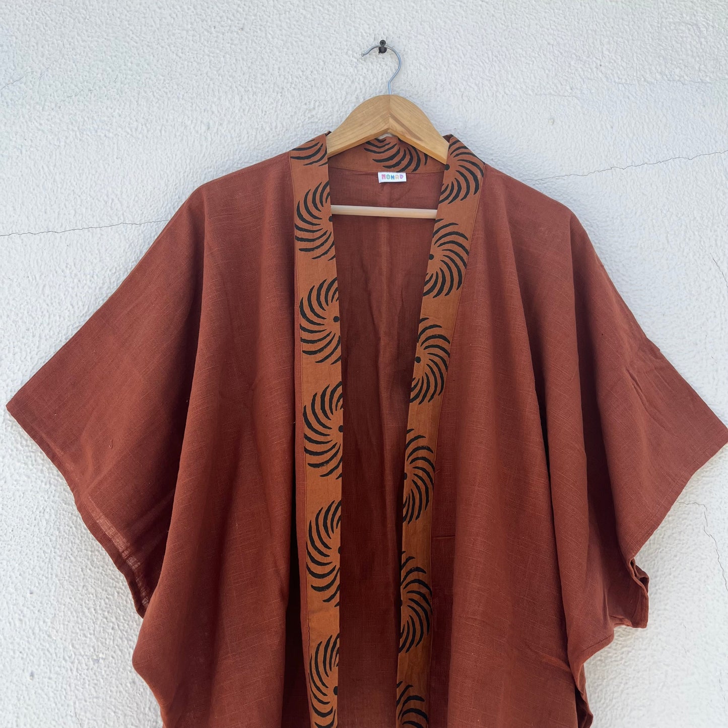 Arika Cotton Shrug- Rust Orange