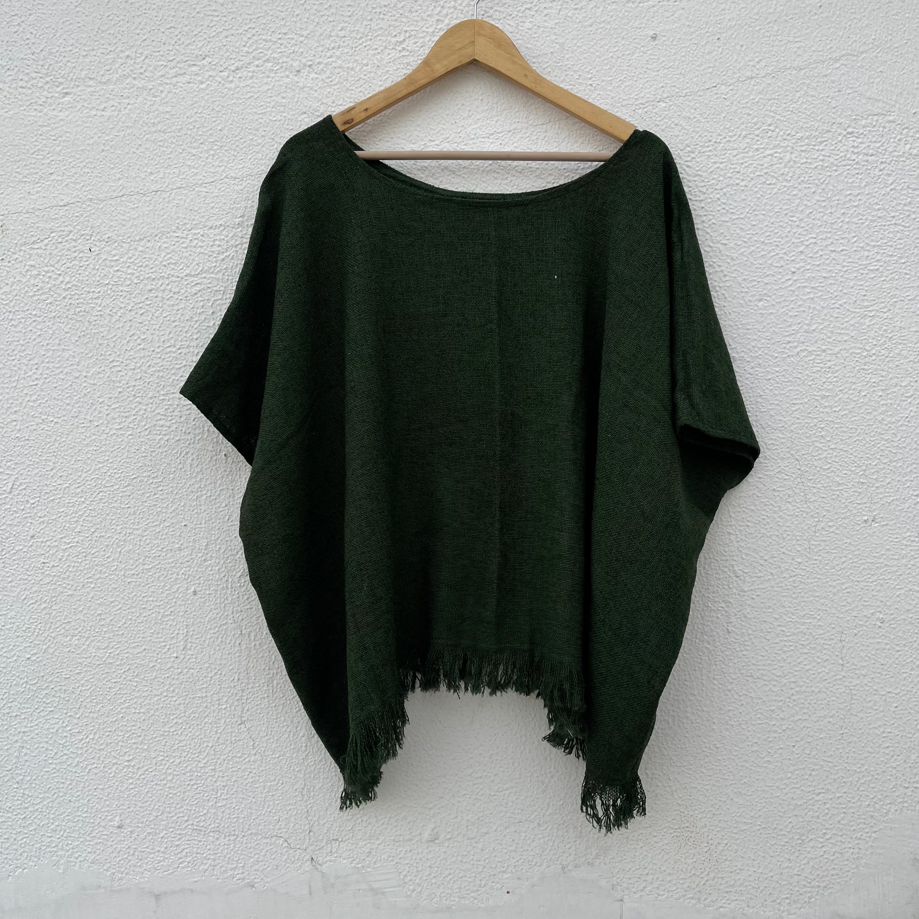 Fakira Cotton Top- Forest Green