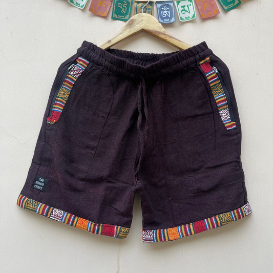 Pahadi Shorts - Maroon