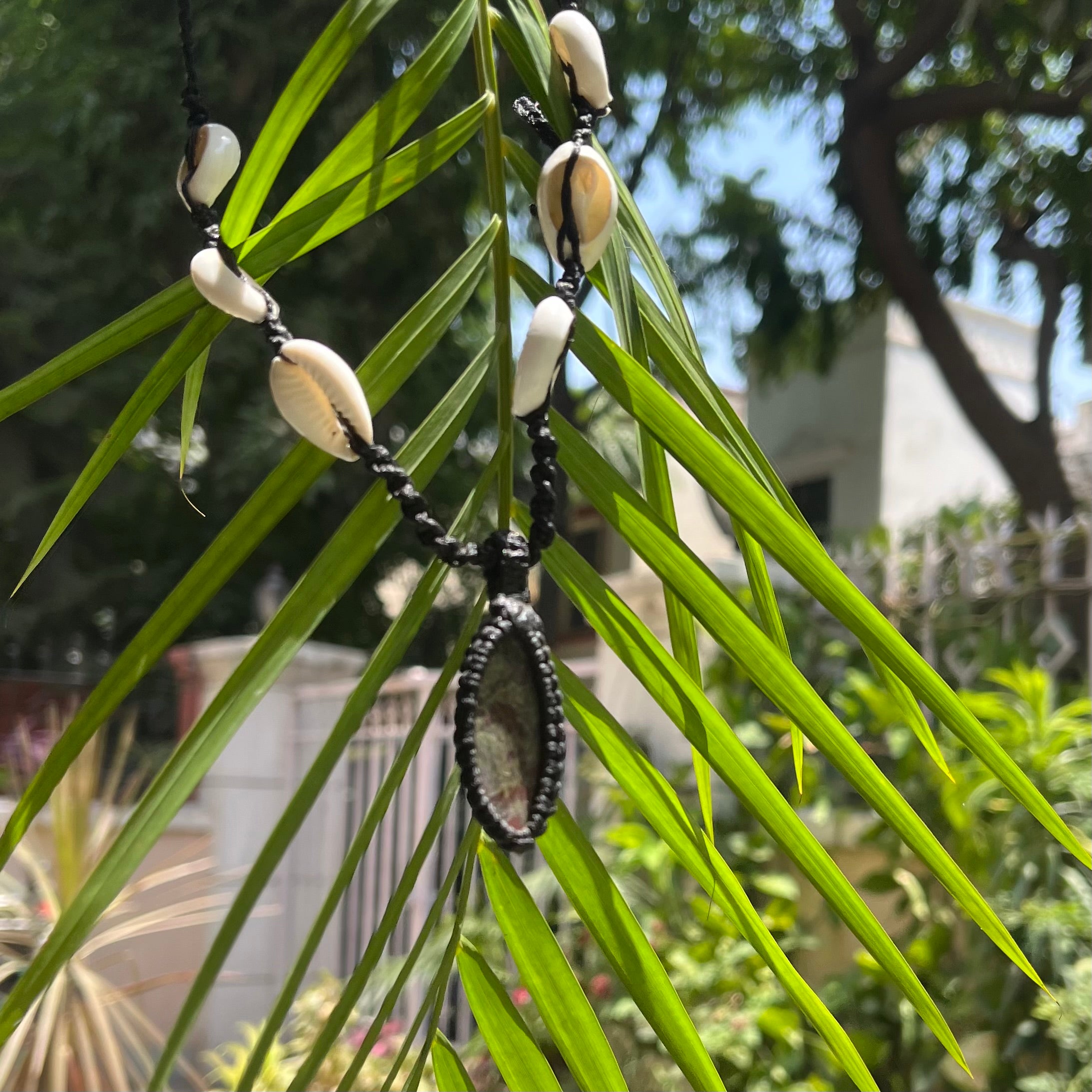 Bohemian Gemstone shell Necklace