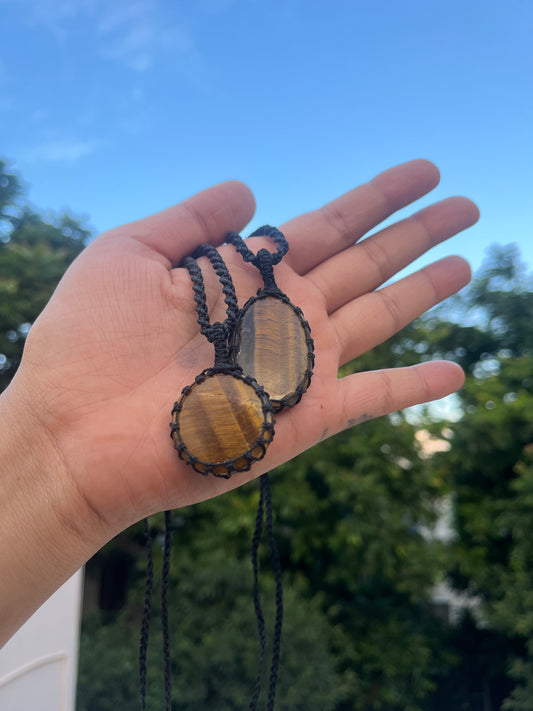 Tiger Eye Gemstone Necklace