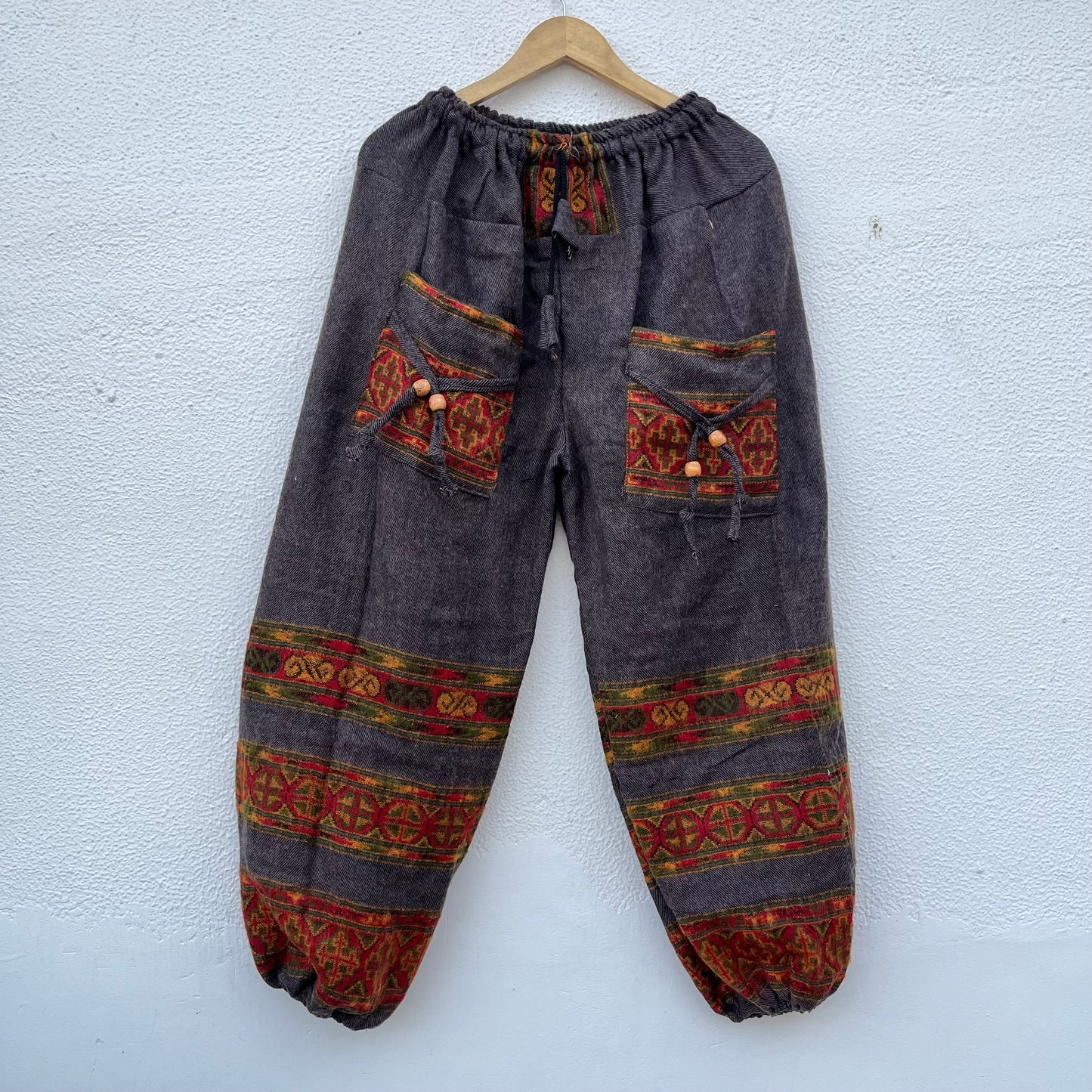 Combo Set - 3 Patti Poncho + 3 Patti Pants (Purple)