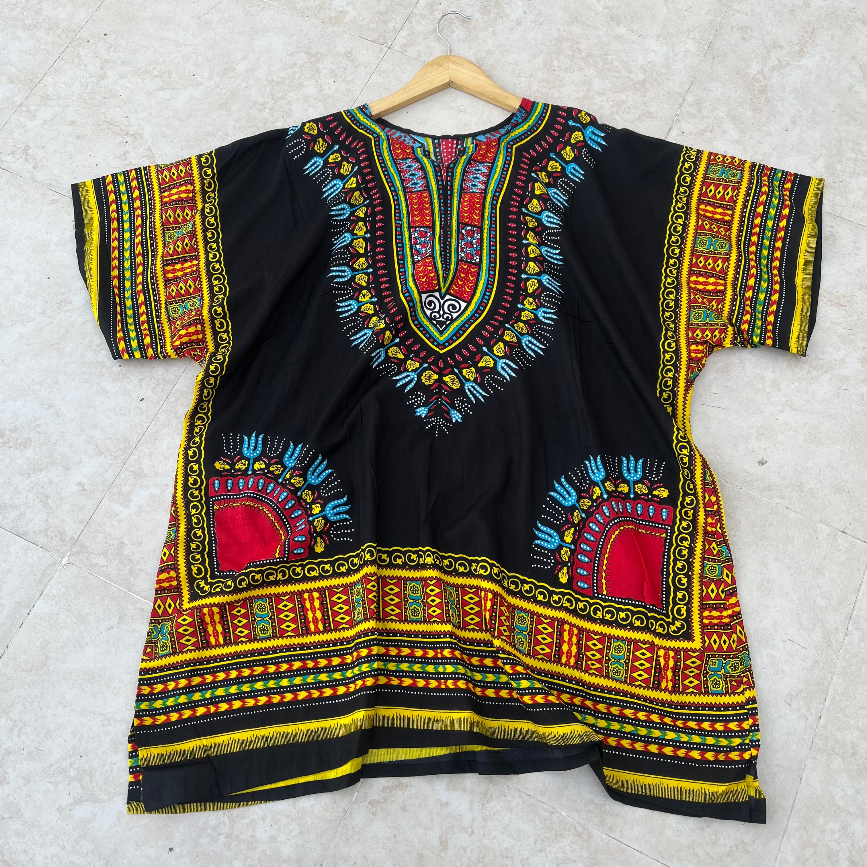 Dashiki Shirt- Black