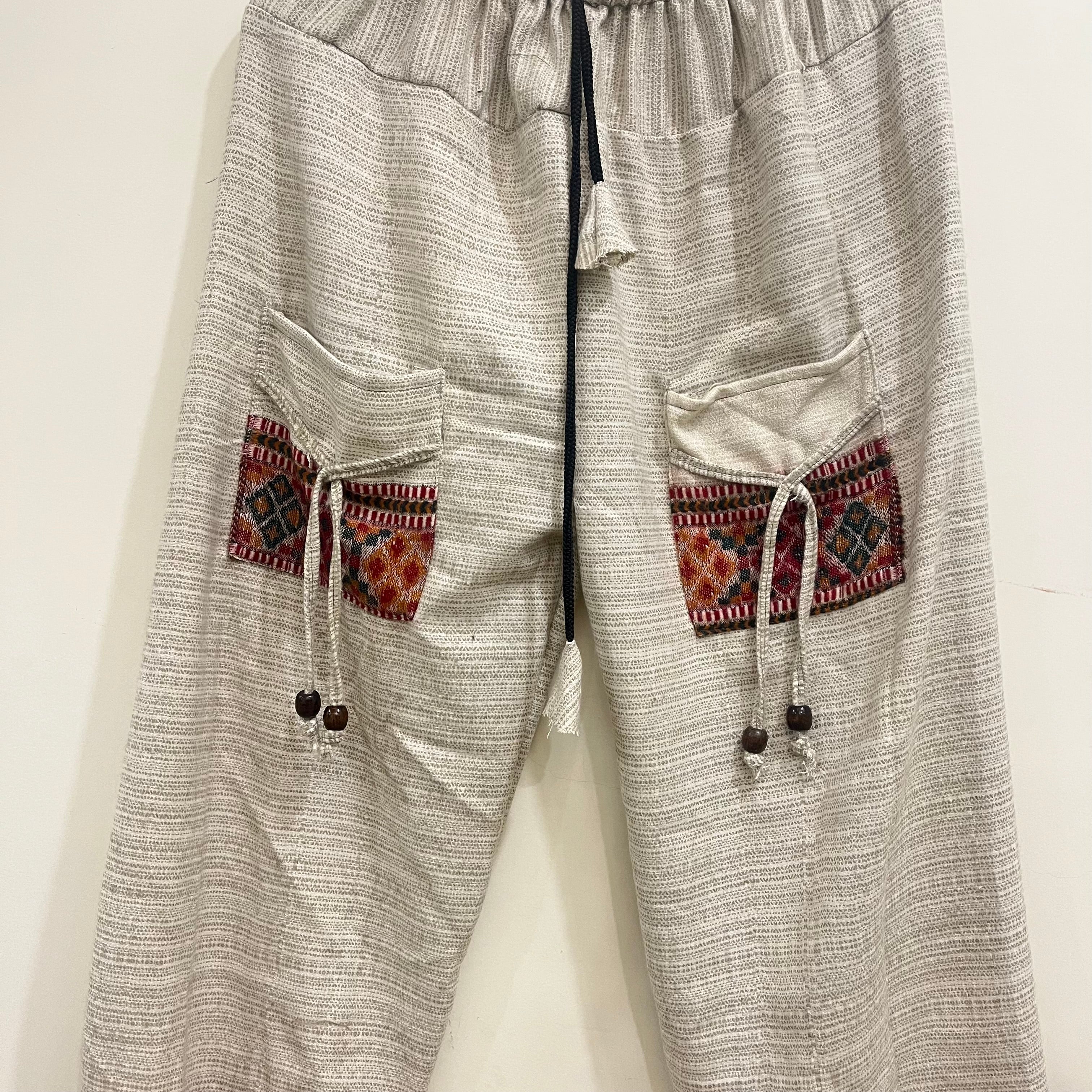 Combo Set - Hoddie + Woollen Pants (Mix Colour + Cream)