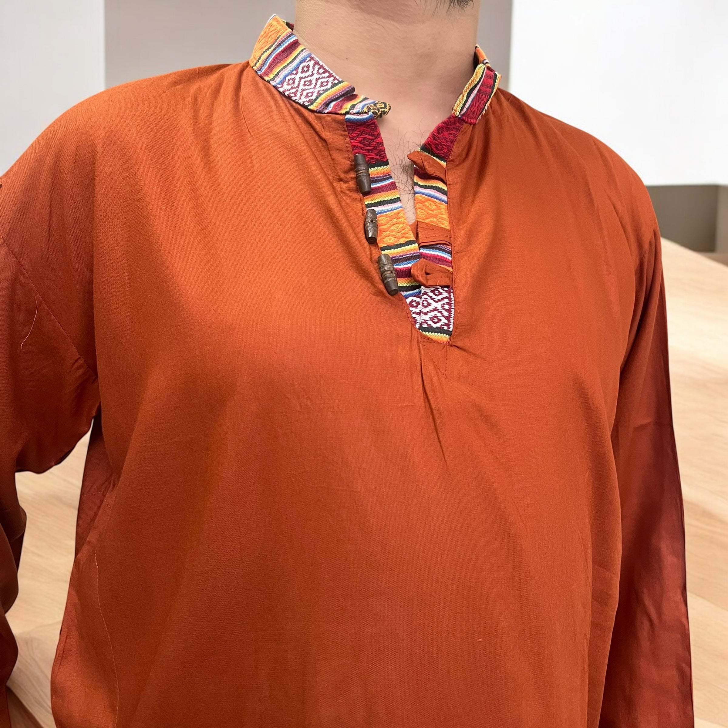 Nepali Kurta - Orange