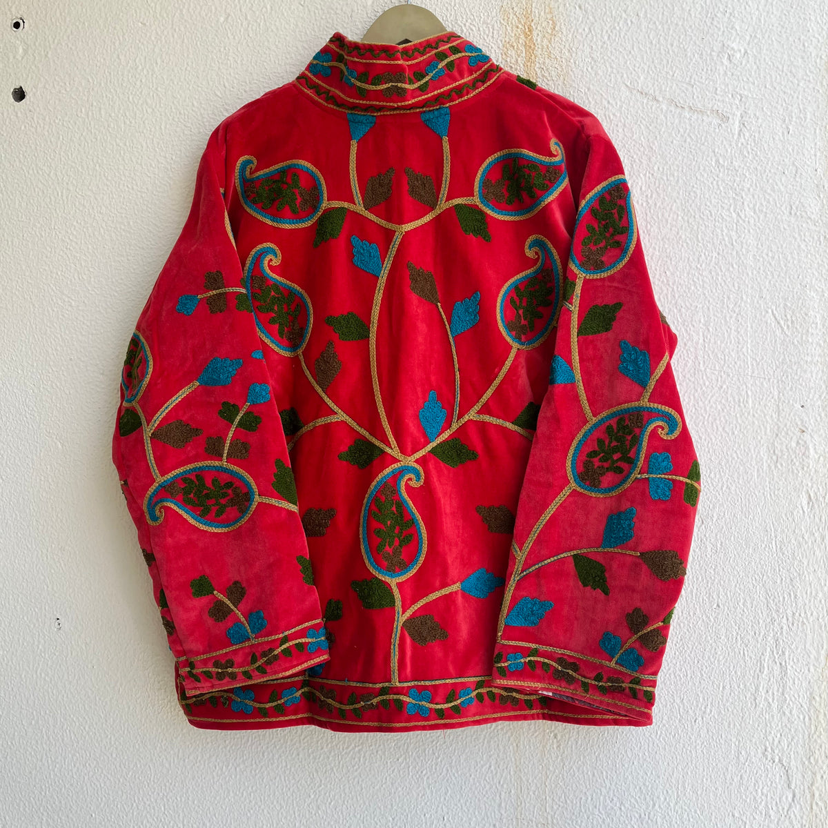 Jaipuri Thread Velvet Jacket