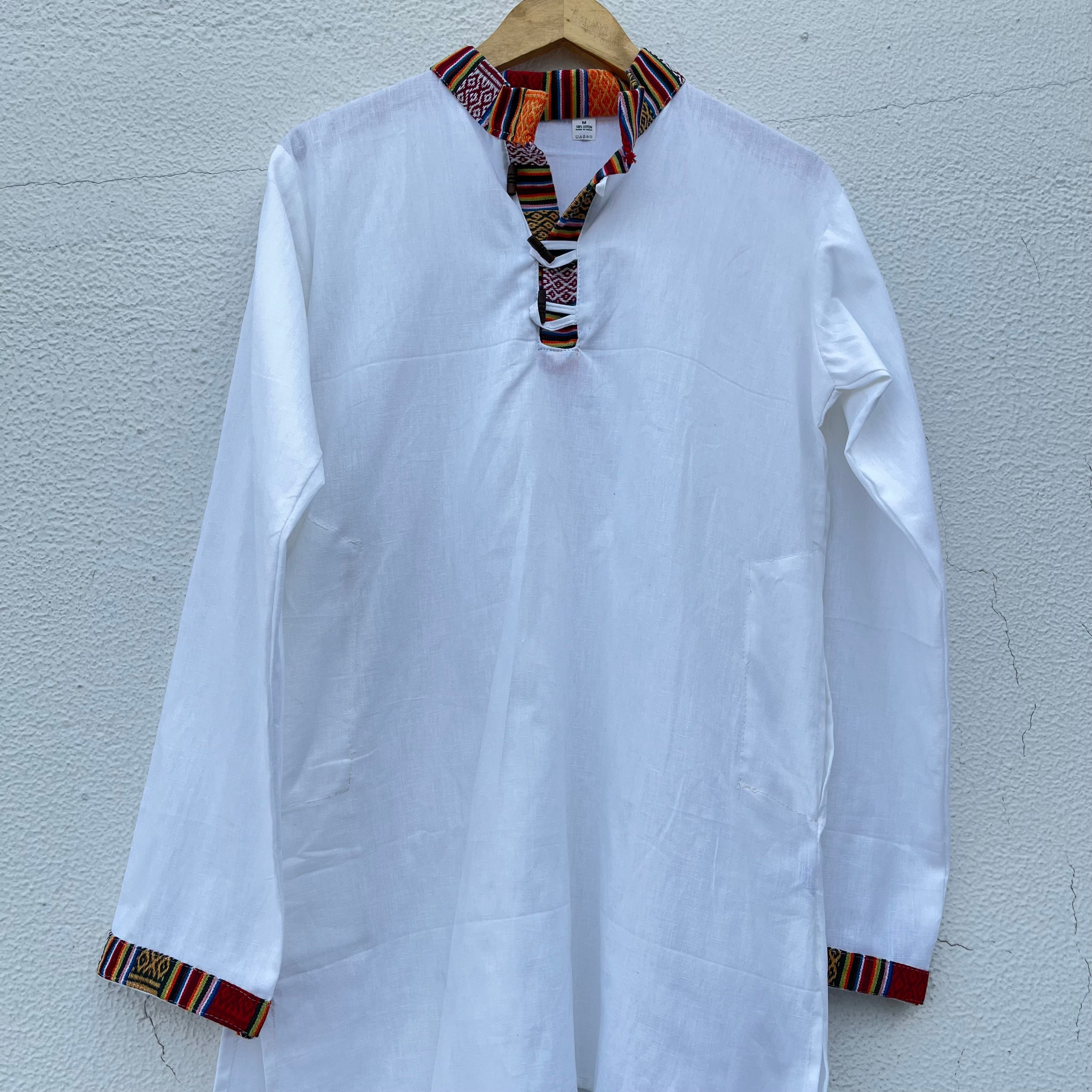 Nepali Kurta - White