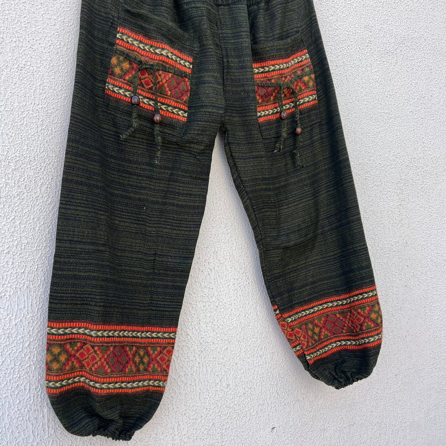 Woollen Pahadi Kullu Pants- Green