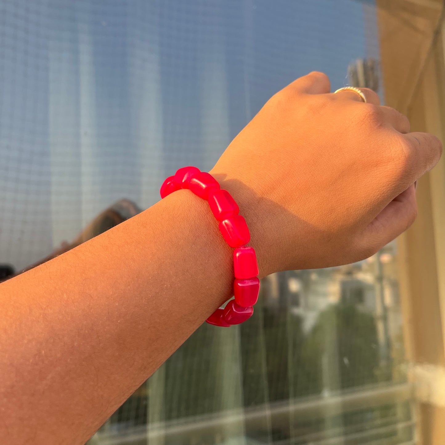 Set of 3 Pastel Acrylic Bracelet