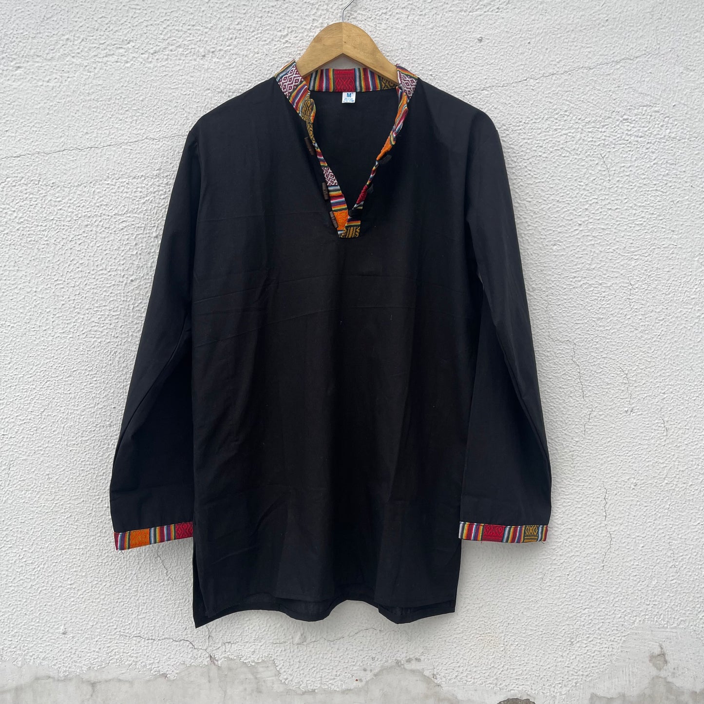 Nepali Kurta - Black