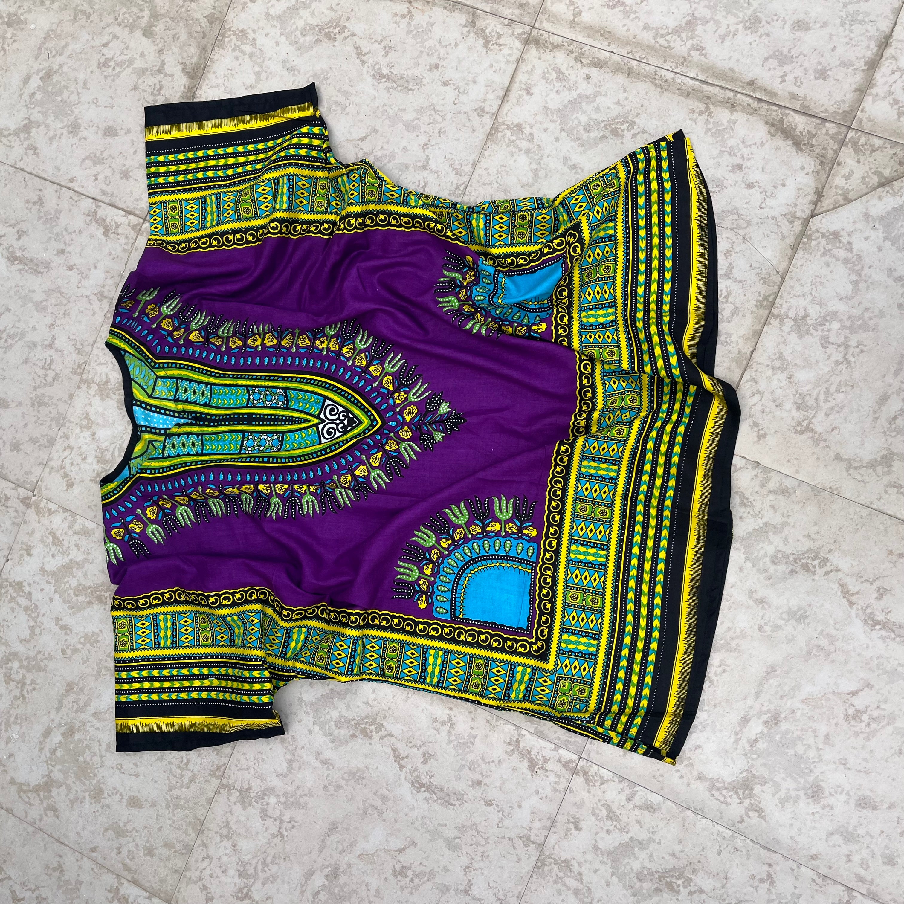 Dashiki Shirt - purple